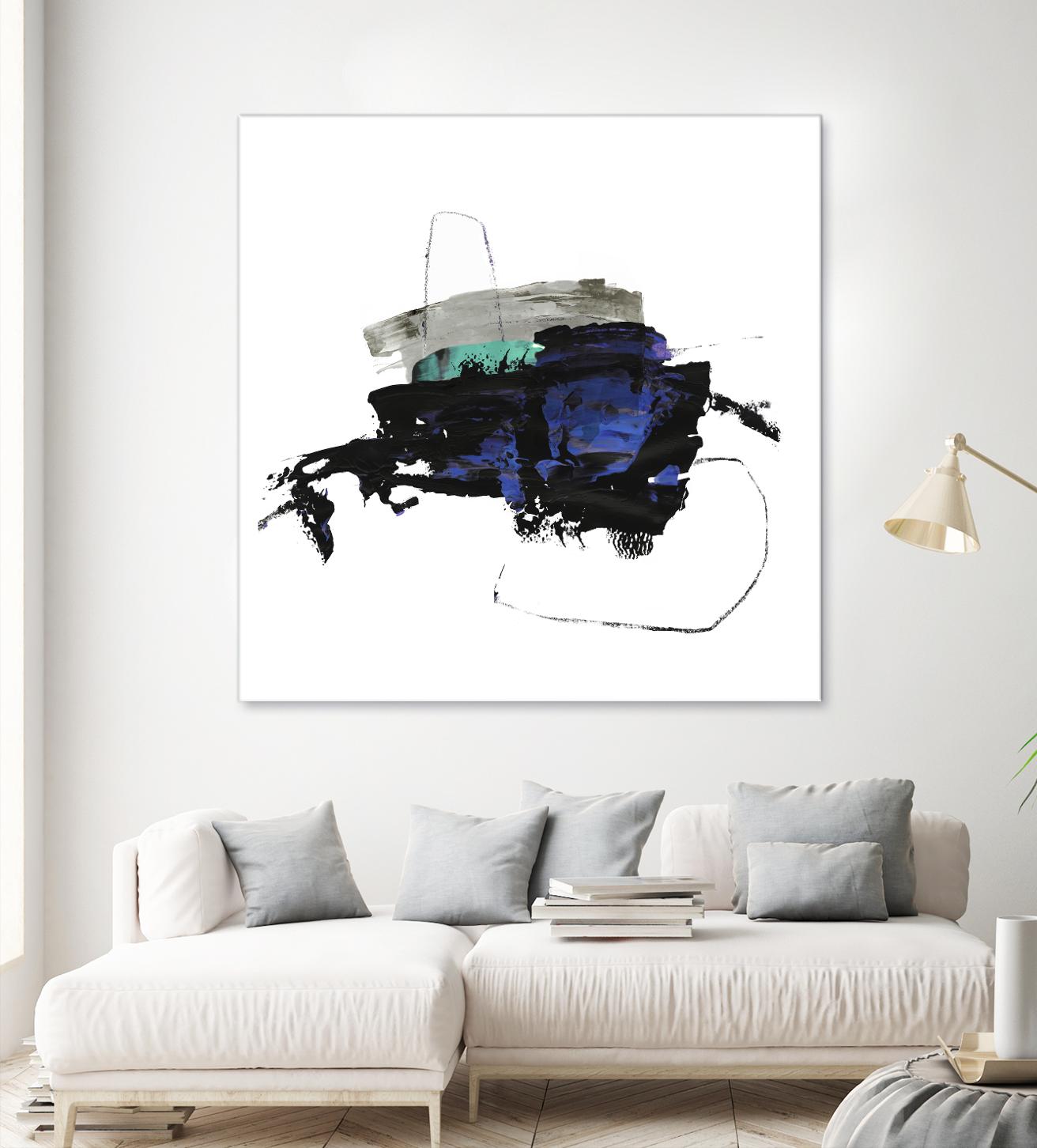 Splash I by PI Studio on GIANT ART - white abstract