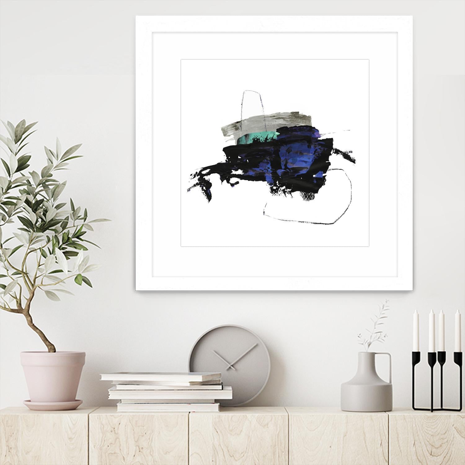 Splash I by PI Studio on GIANT ART - white abstract