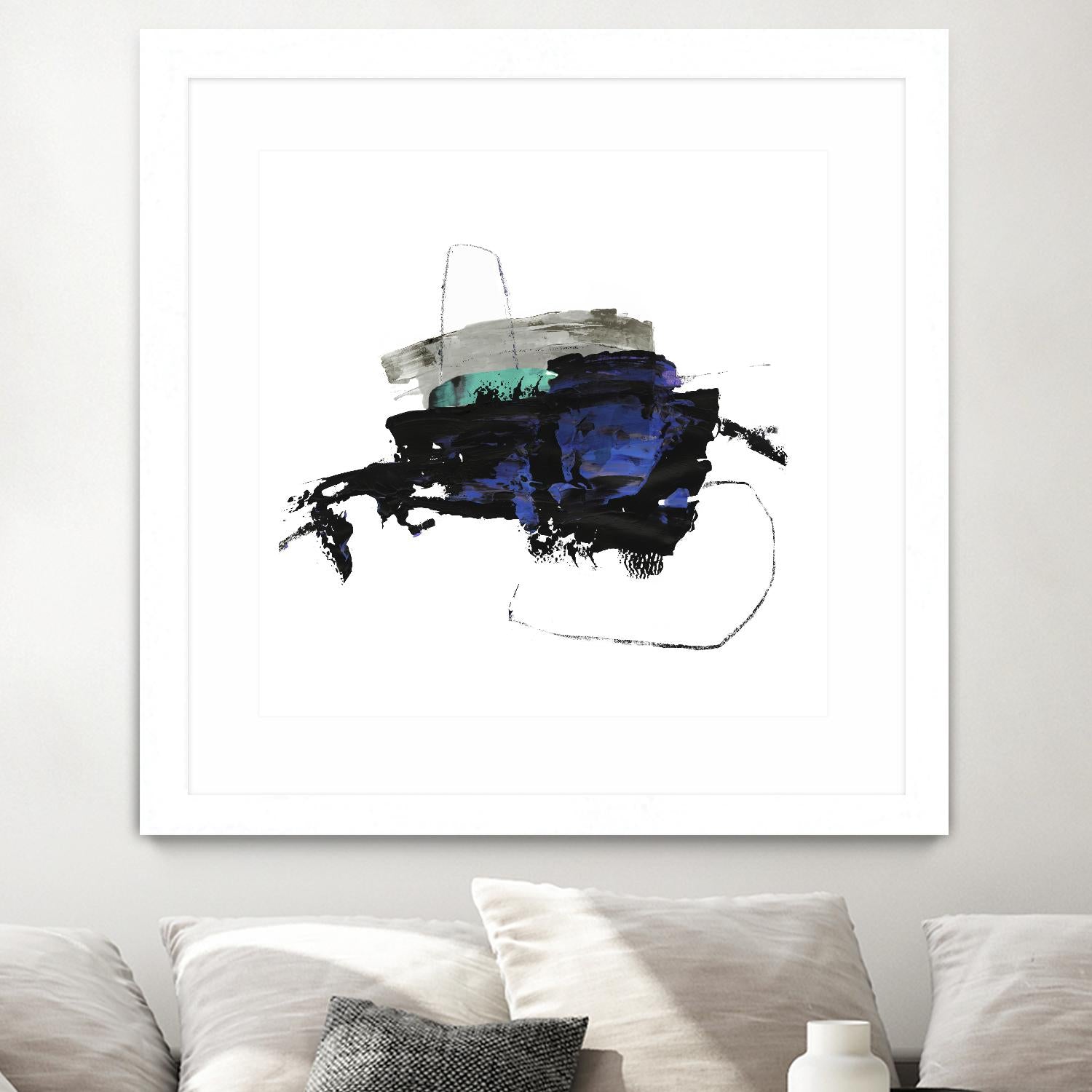 Splash I by PI Studio on GIANT ART - white abstract