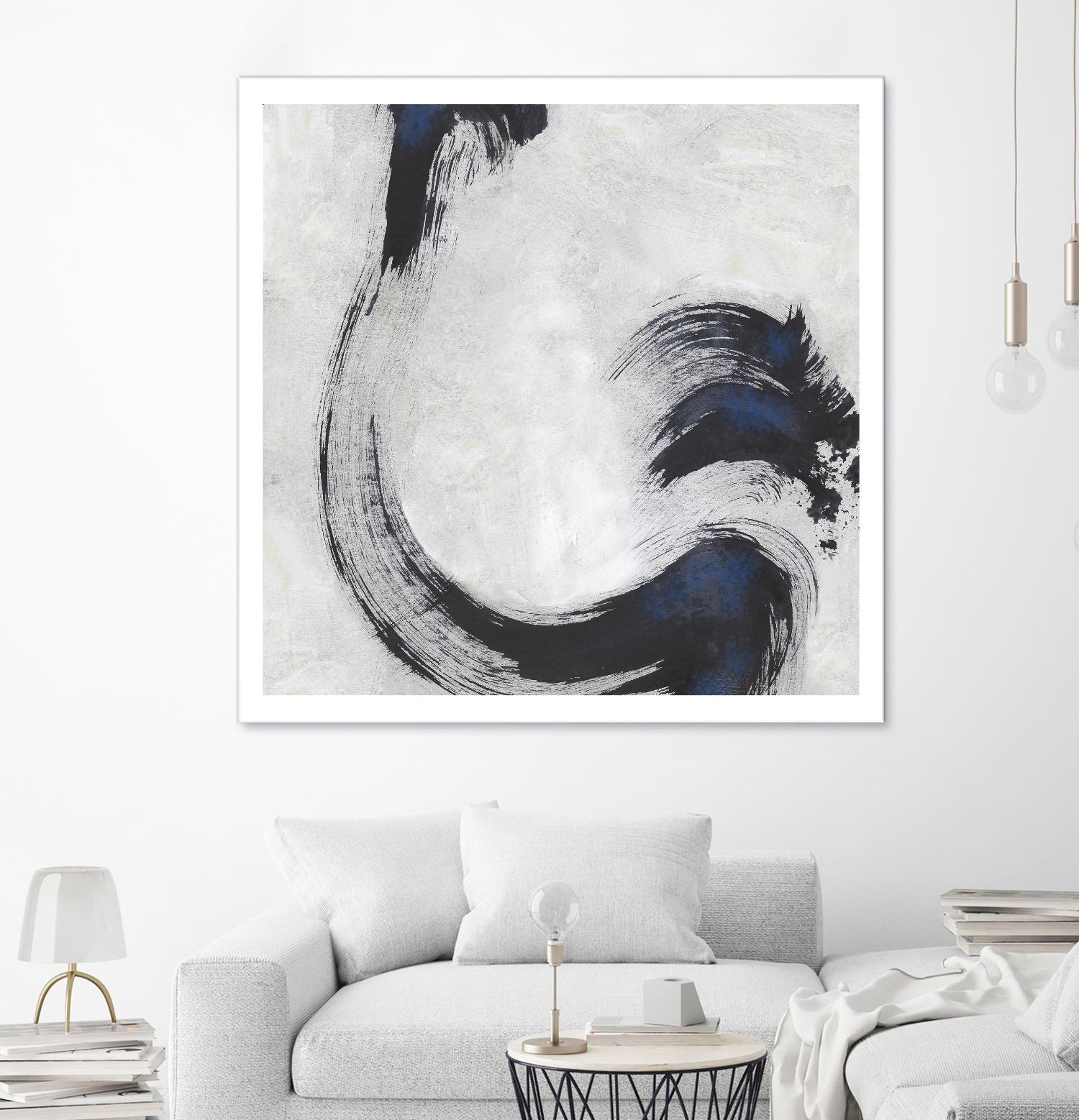 Stroke I by PI Studio on GIANT ART - blue abstract