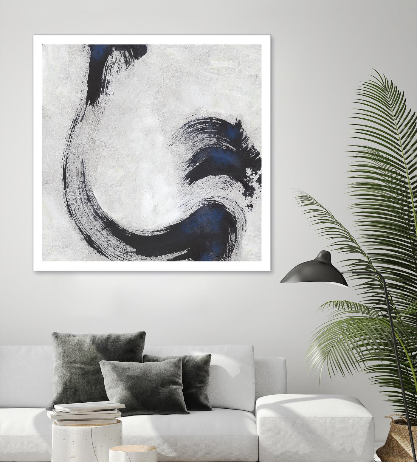 Stroke I by PI Studio on GIANT ART - blue abstract