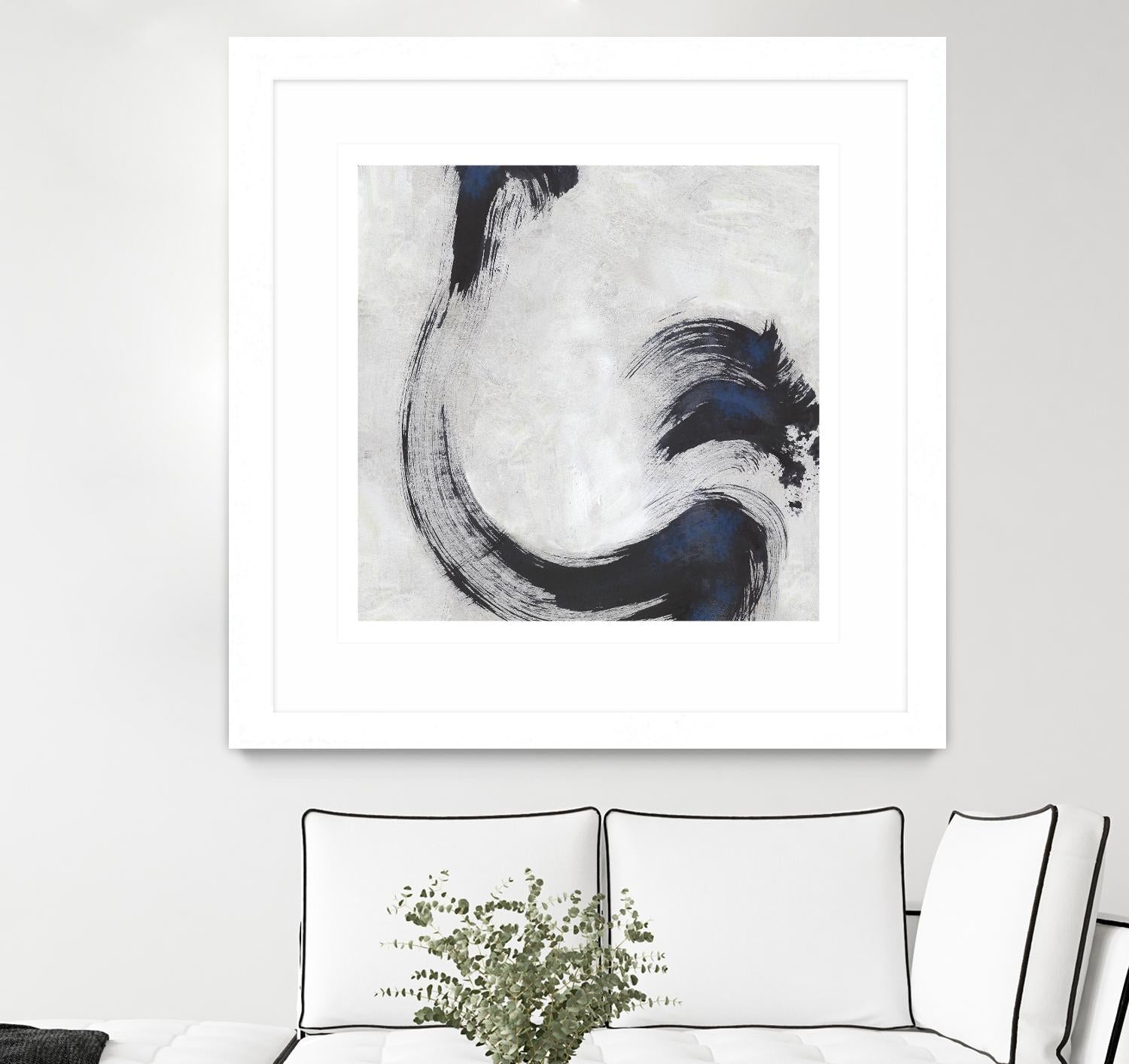 Stroke I by PI Studio on GIANT ART - blue abstract