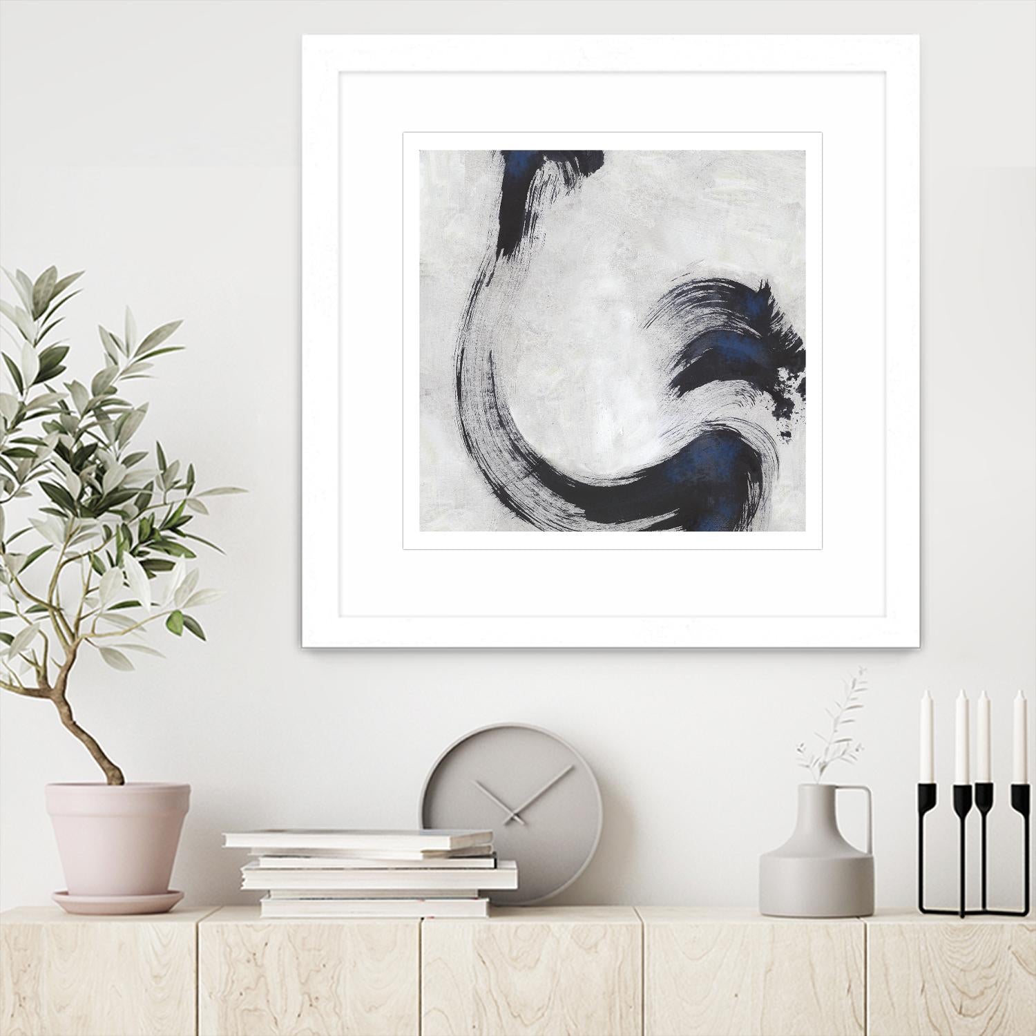 Stroke I by PI Studio on GIANT ART - blue abstract