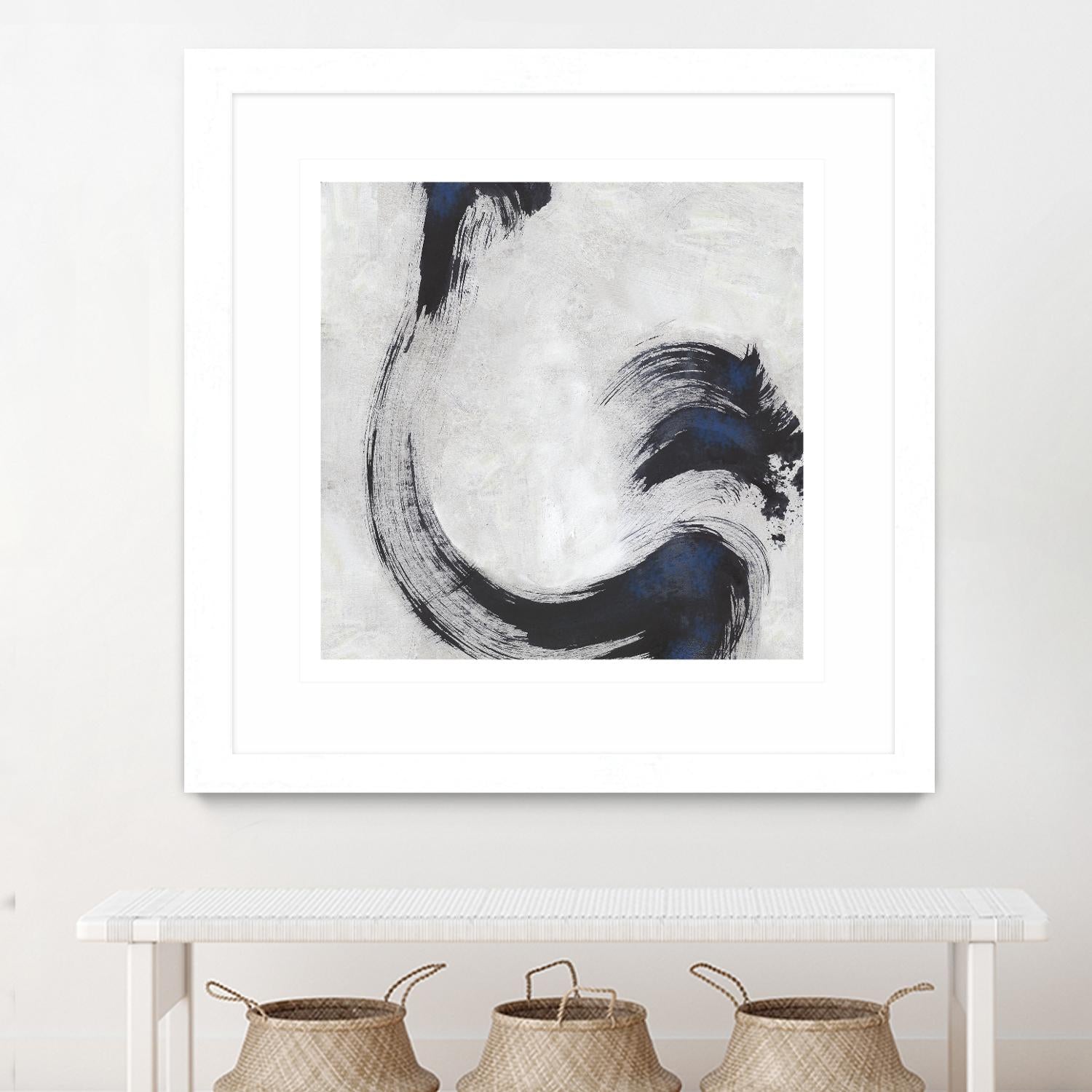 Stroke I by PI Studio on GIANT ART - blue abstract