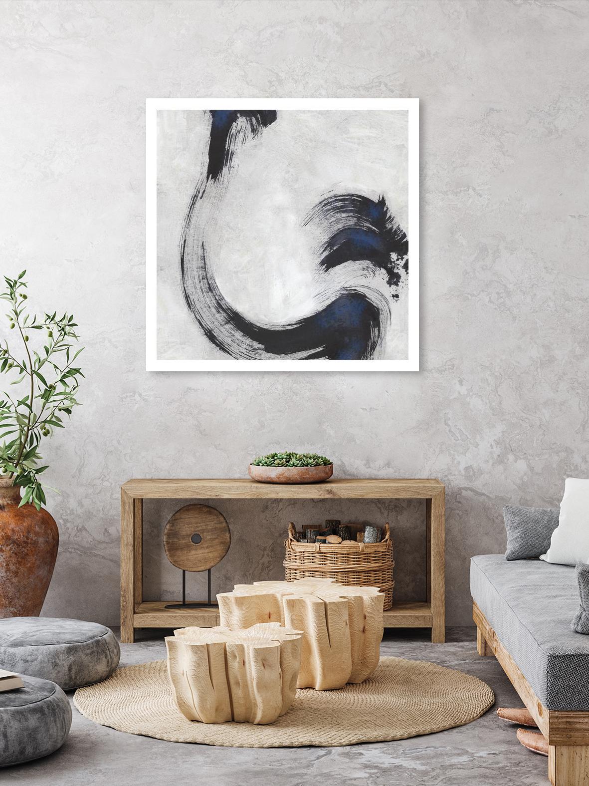 Stroke I by PI Studio on GIANT ART - blue abstract