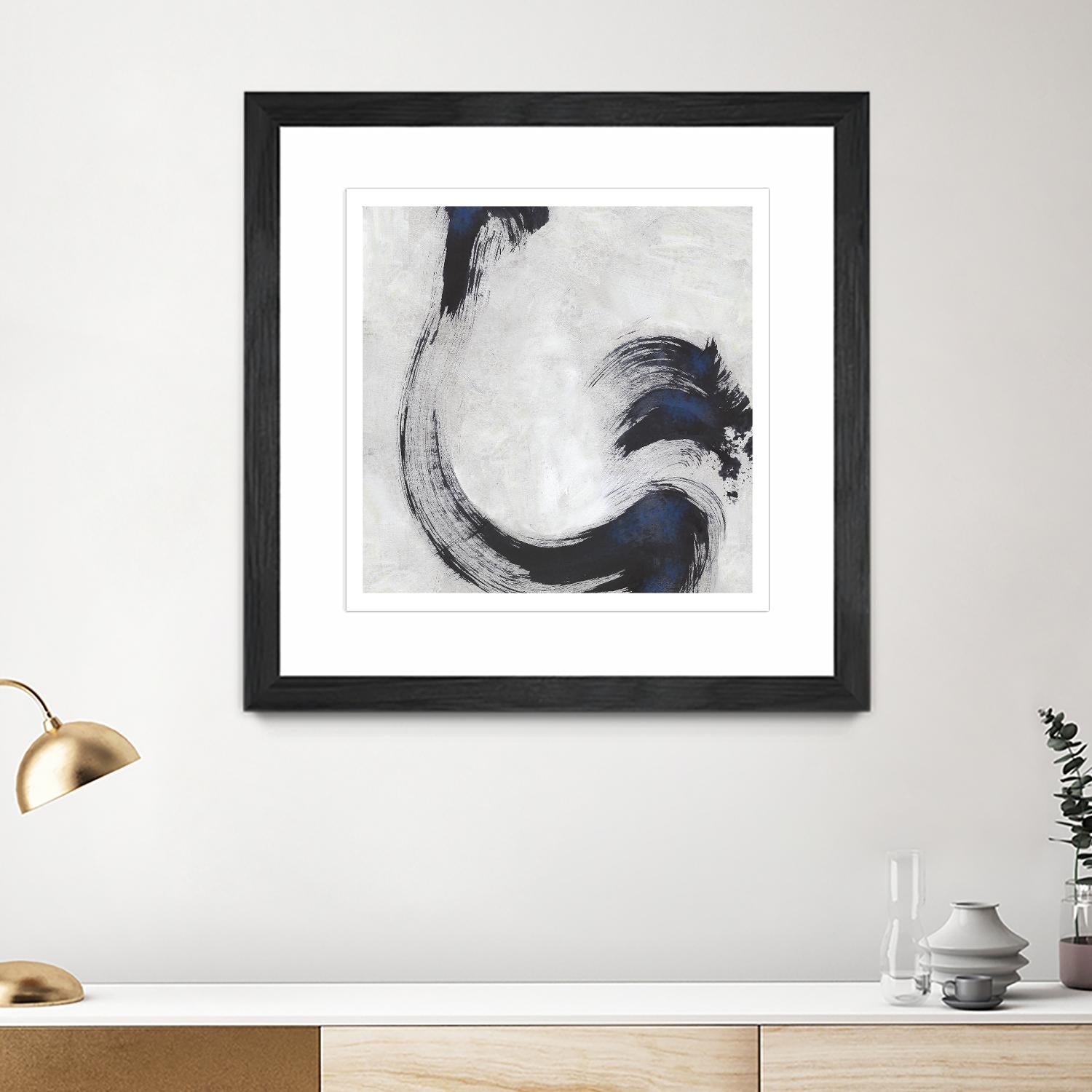 Stroke I by PI Studio on GIANT ART - blue abstract