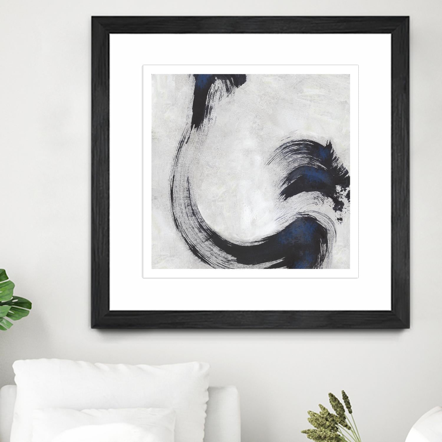 Stroke I by PI Studio on GIANT ART - blue abstract