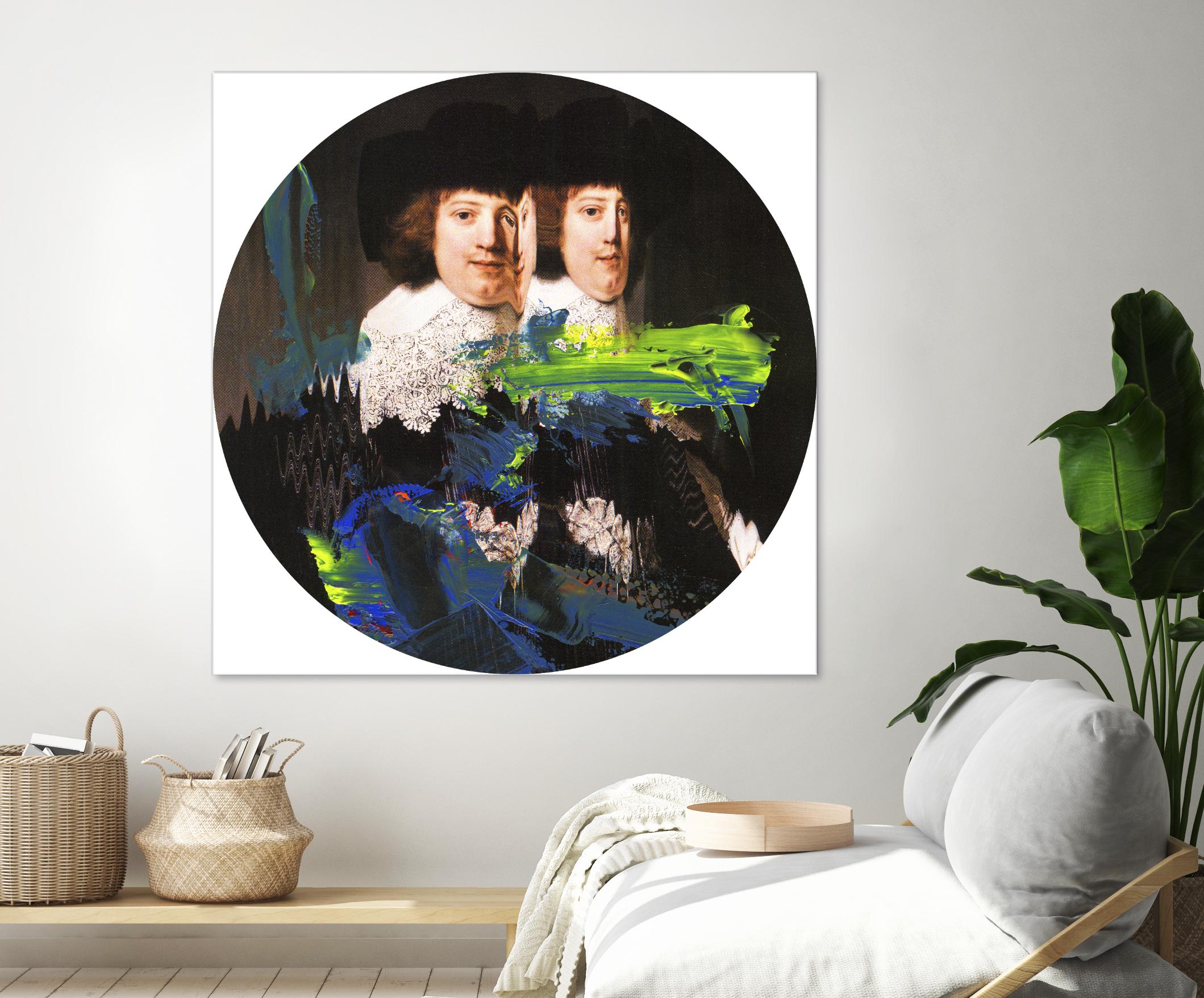 Blue Vanguard I by PI Studio on GIANT ART - yellow contemporary