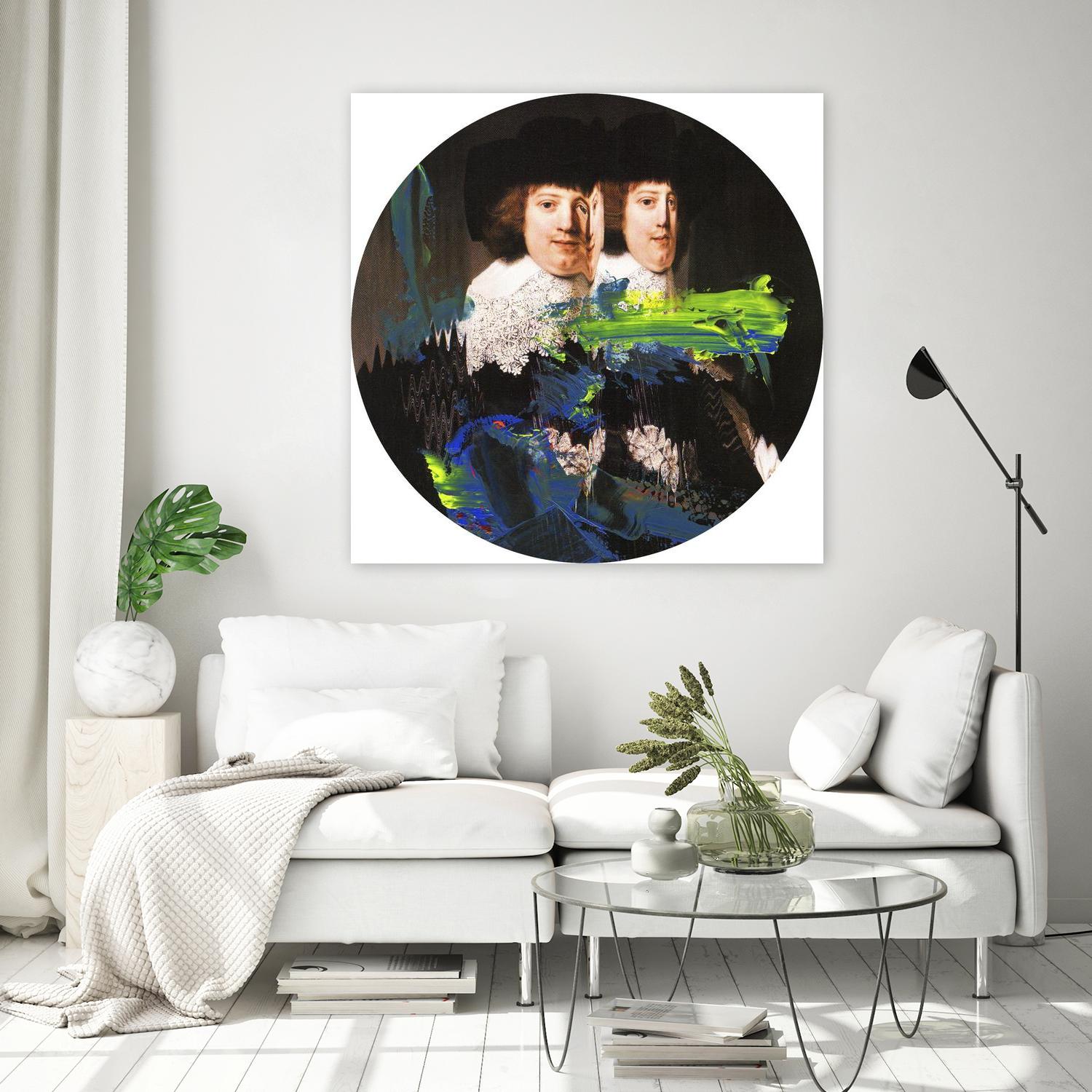 Blue Vanguard I by PI Studio on GIANT ART - yellow contemporary