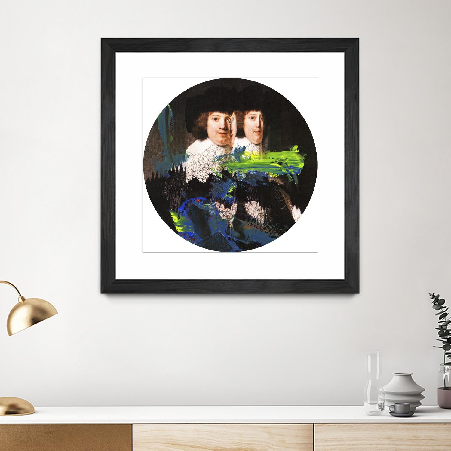 Blue Vanguard I by PI Studio on GIANT ART - yellow contemporary