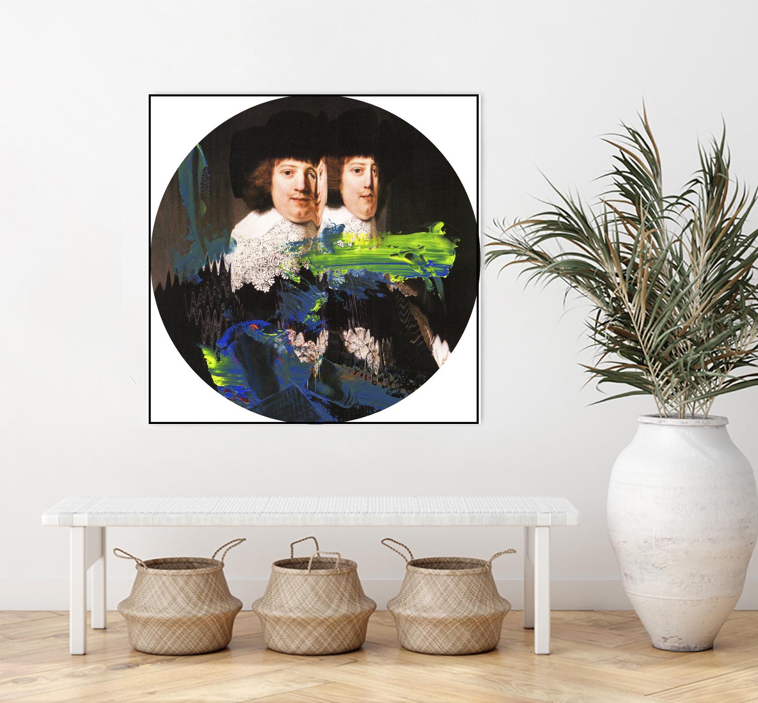 Blue Vanguard I by PI Studio on GIANT ART - yellow contemporary