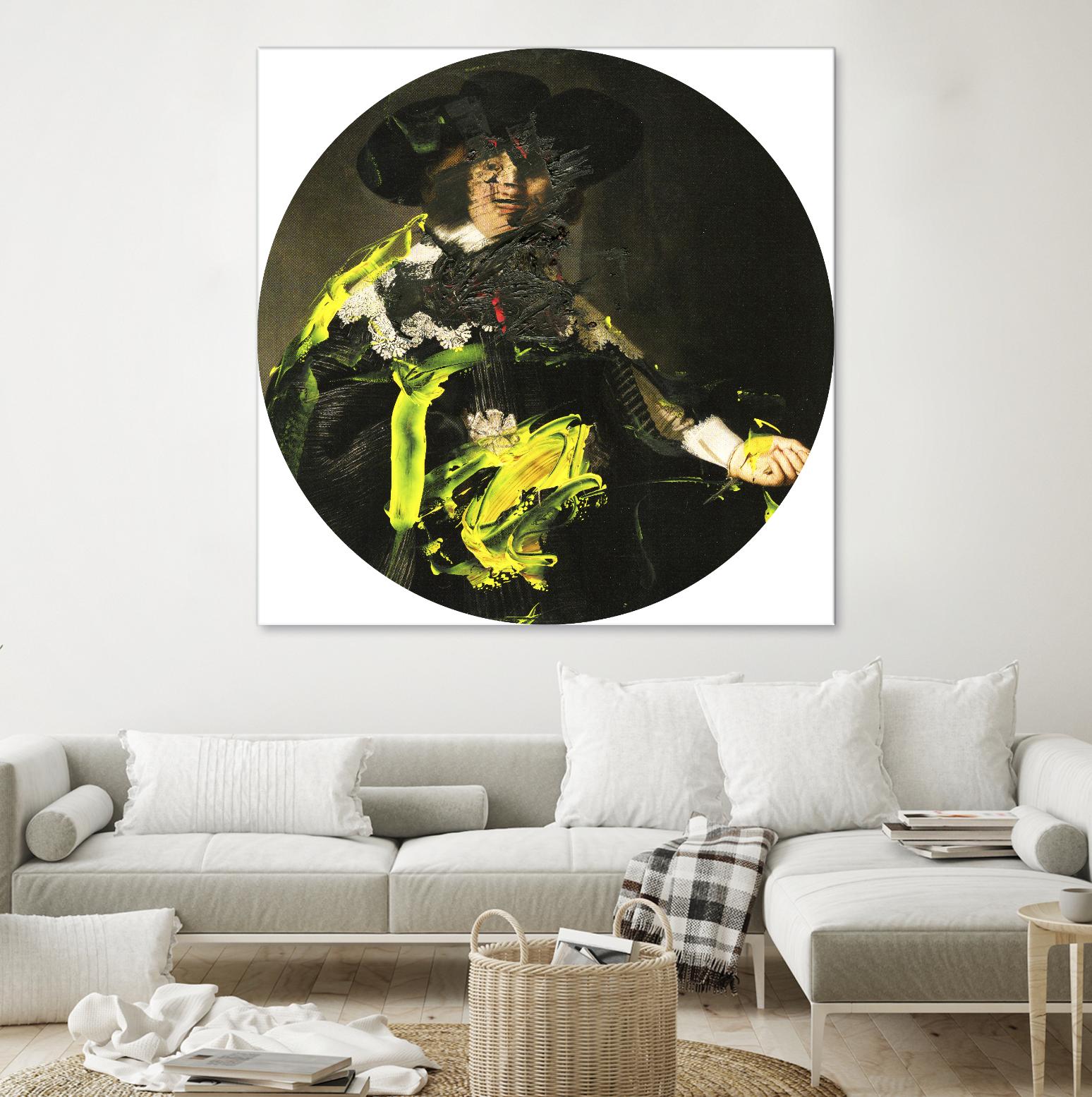 Yellow Vanguard I by PI Studio on GIANT ART - brown contemporary