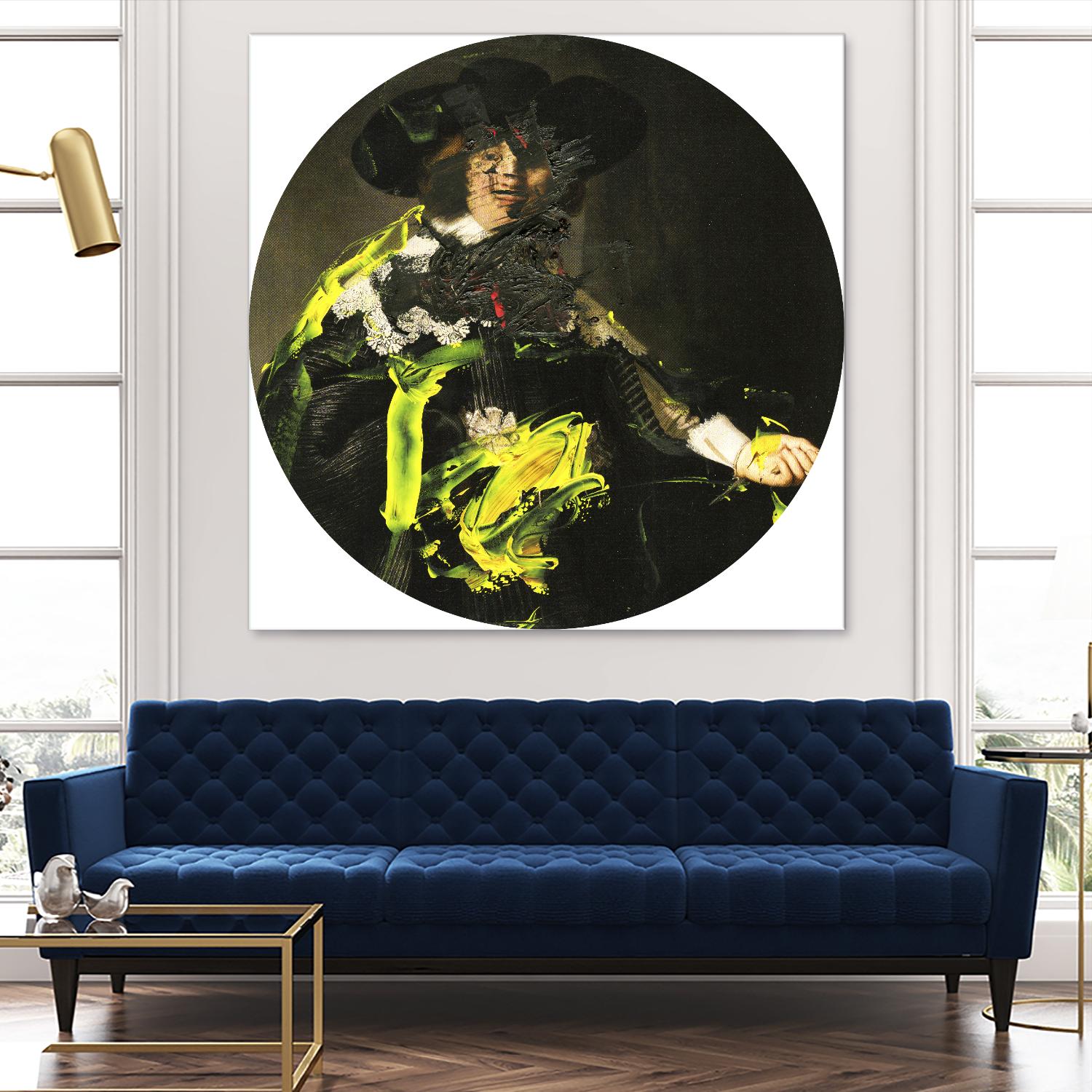 Yellow Vanguard I by PI Studio on GIANT ART - brown contemporary