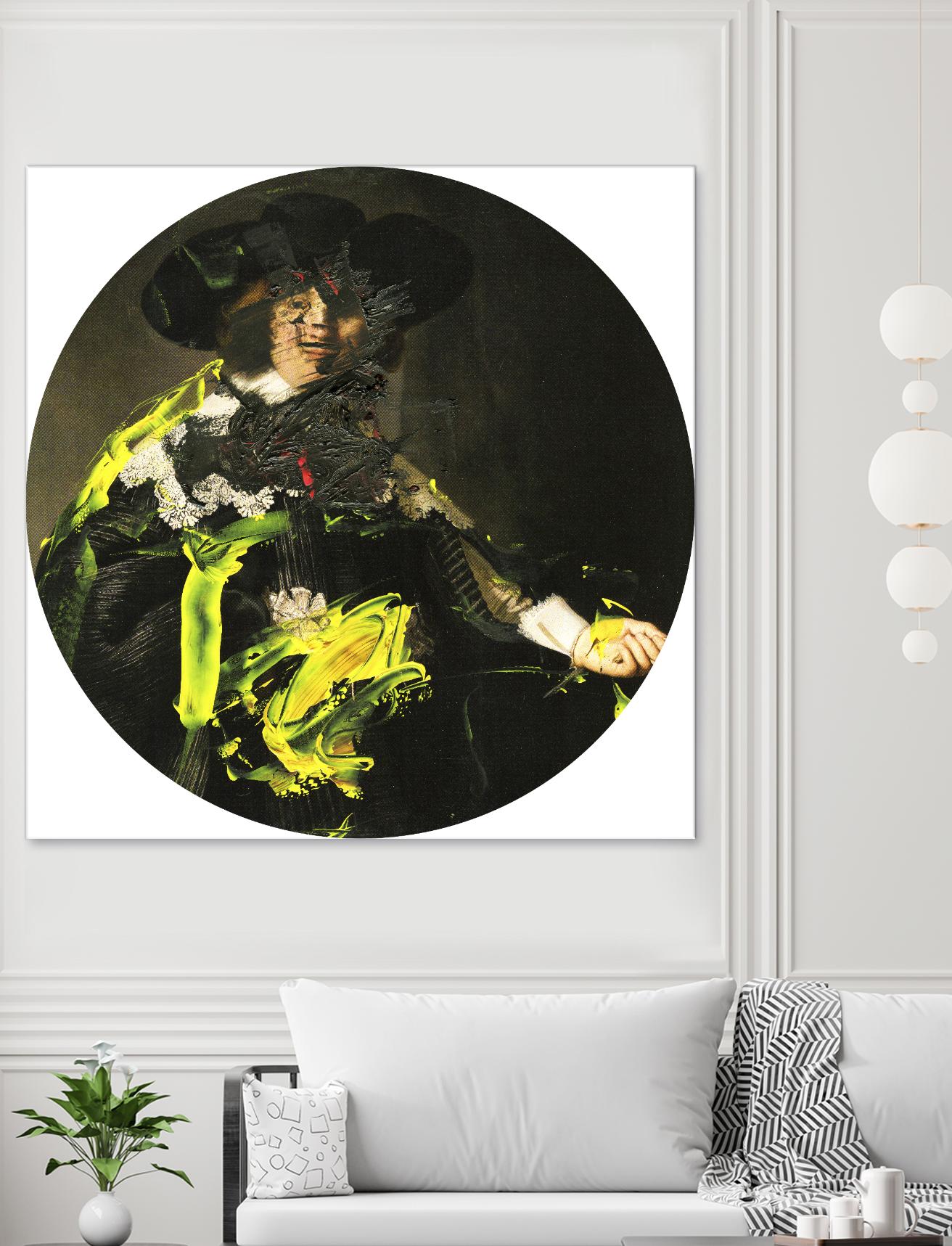 Yellow Vanguard I by PI Studio on GIANT ART - brown contemporary