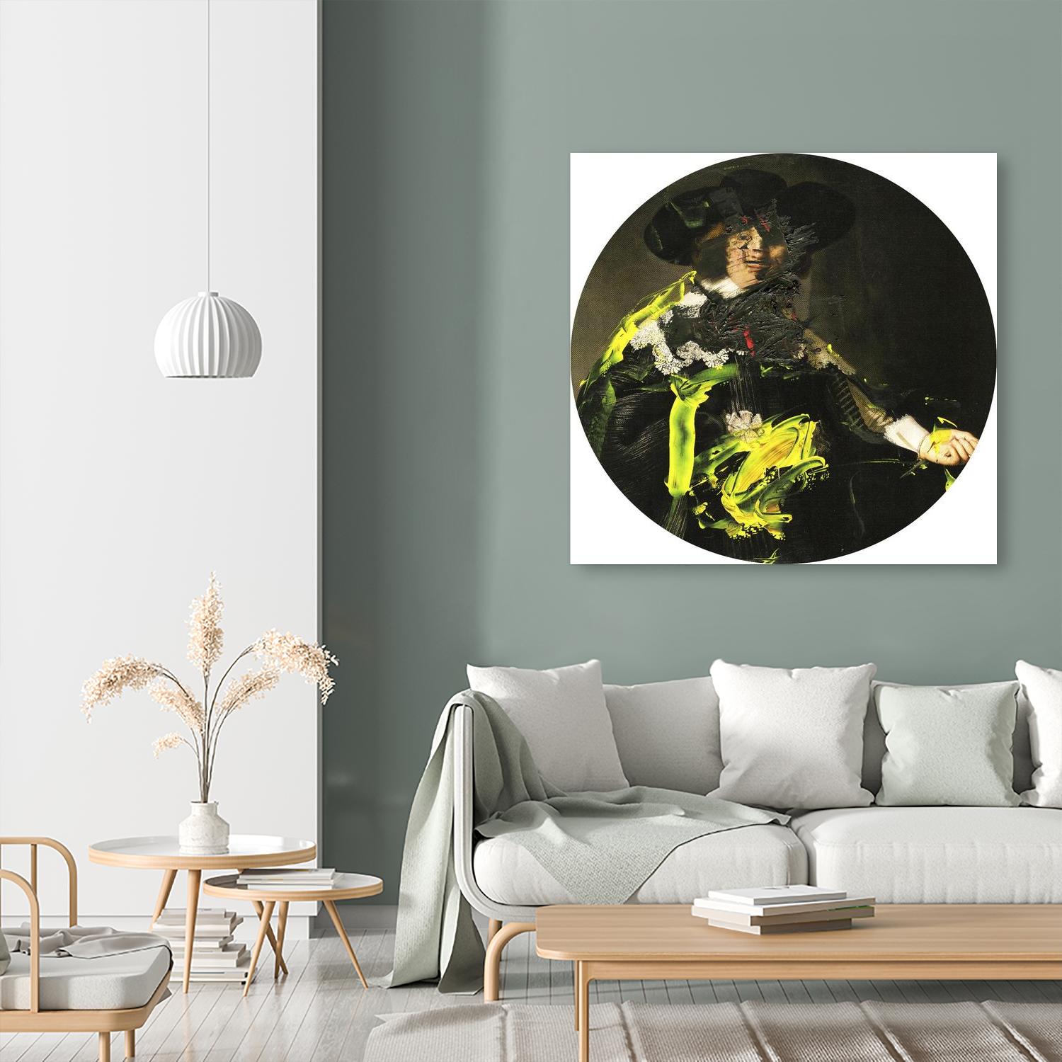 Yellow Vanguard I by PI Studio on GIANT ART - brown contemporary