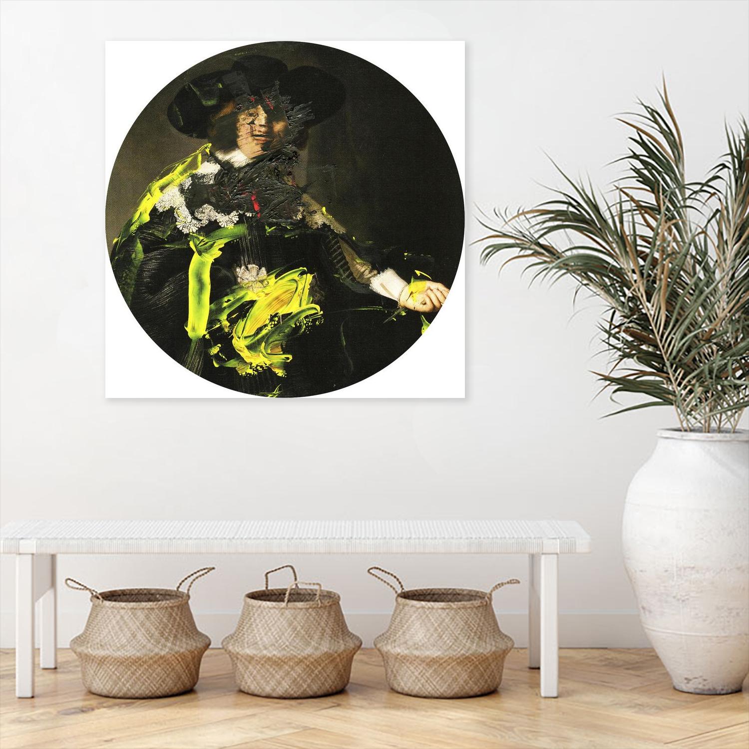 Yellow Vanguard I by PI Studio on GIANT ART - brown contemporary