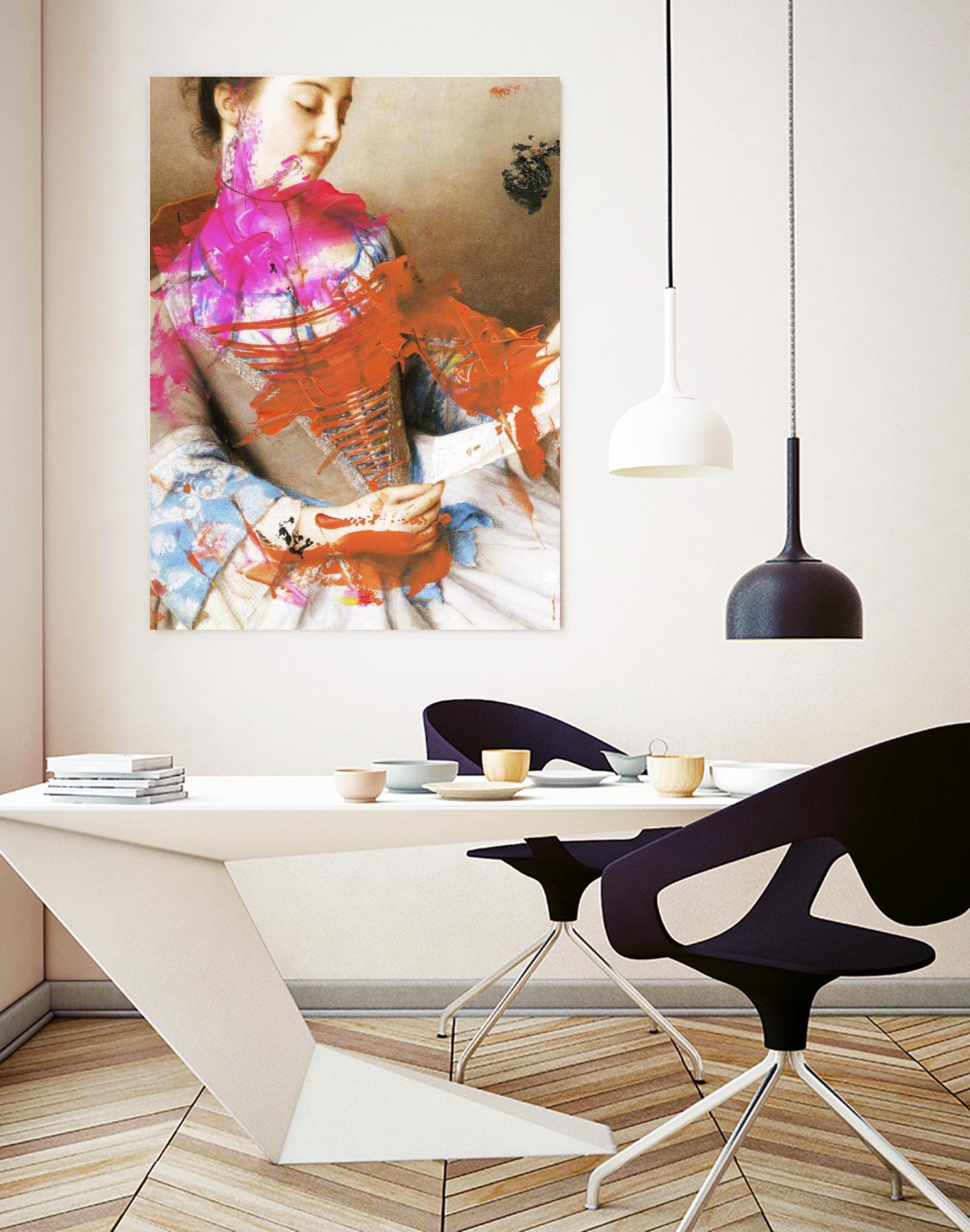 Instructions for Disbelief II by PI Studio on GIANT ART - orange contemporary