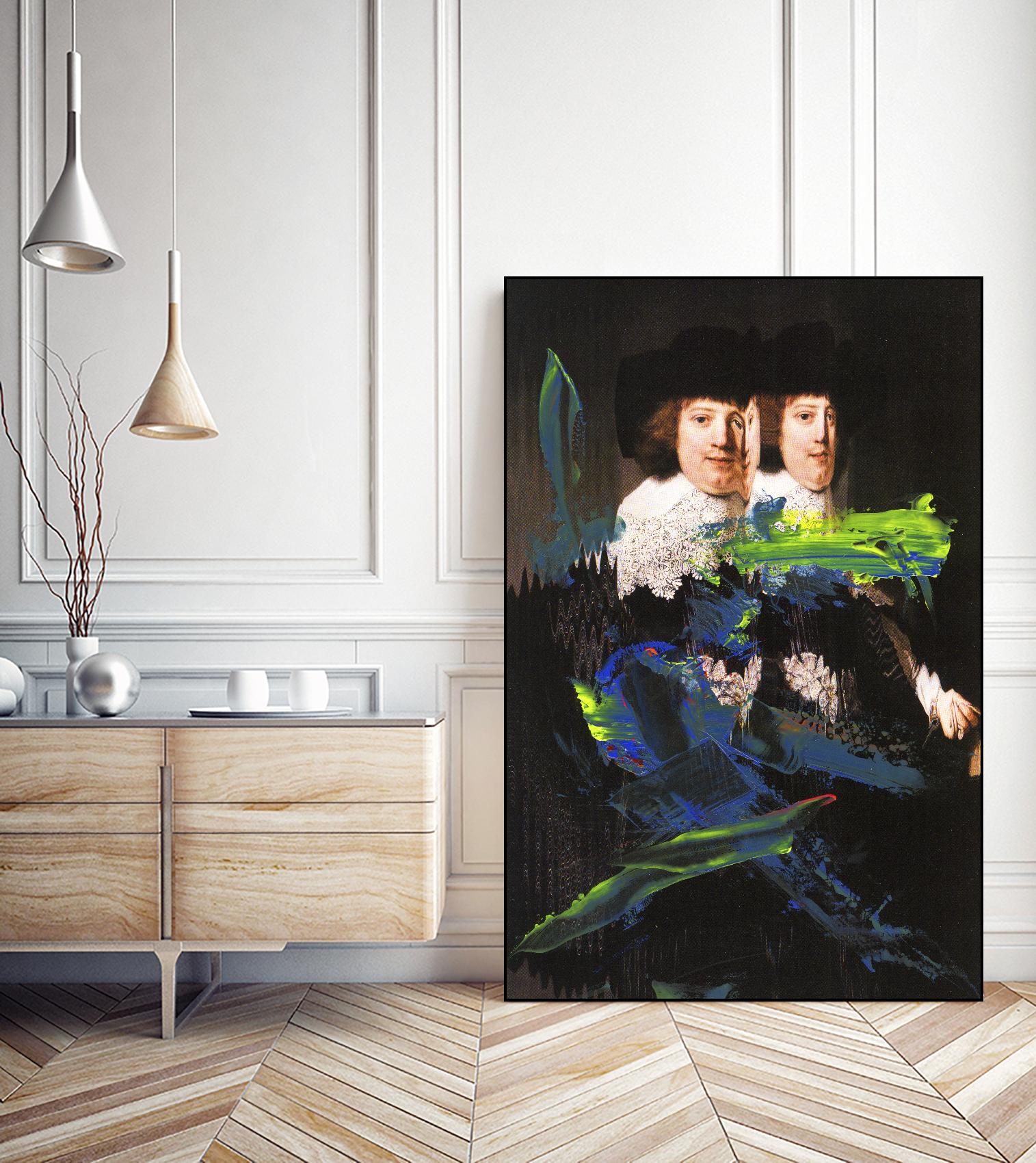 Blue Vanguard II by PI Studio on GIANT ART - blue contemporary