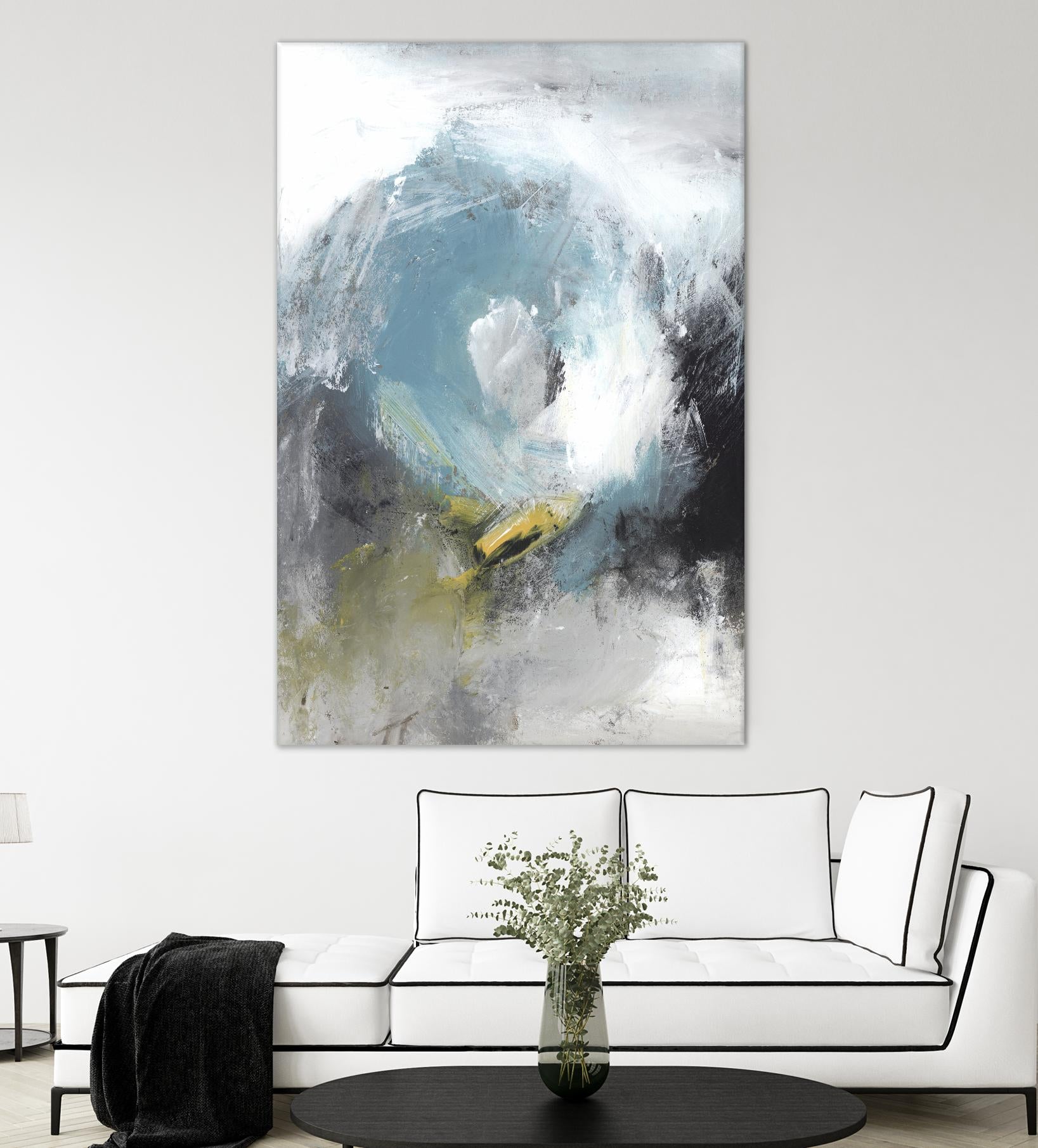 Aquamarine II by PI Studio on GIANT ART - blue abstract