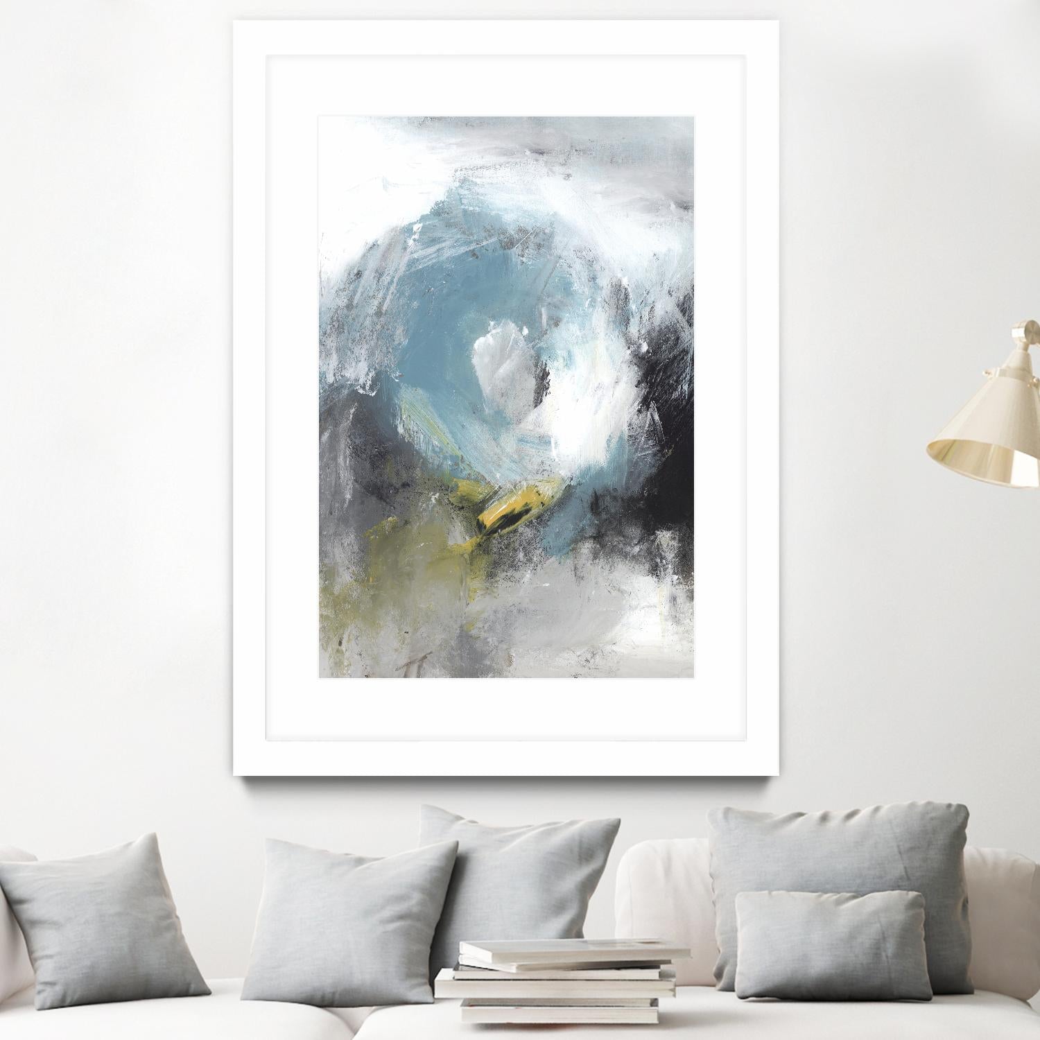 Aquamarine II by PI Studio on GIANT ART - blue abstract