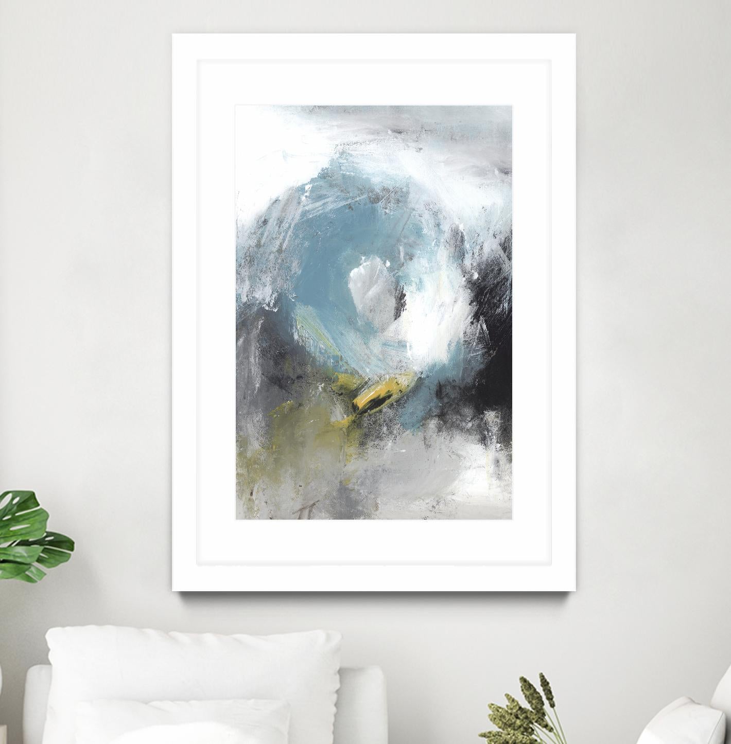 Aquamarine II by PI Studio on GIANT ART - blue abstract