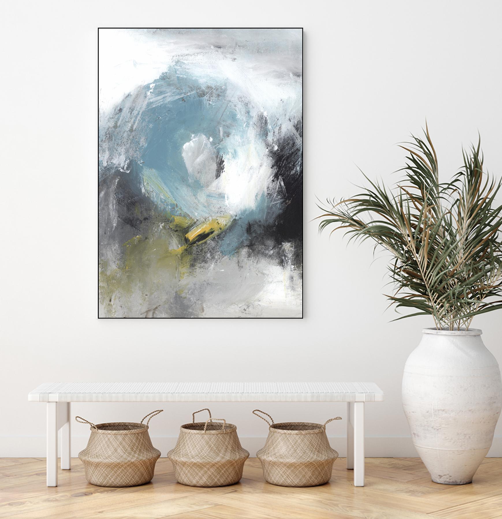 Aquamarine II by PI Studio on GIANT ART - blue abstract