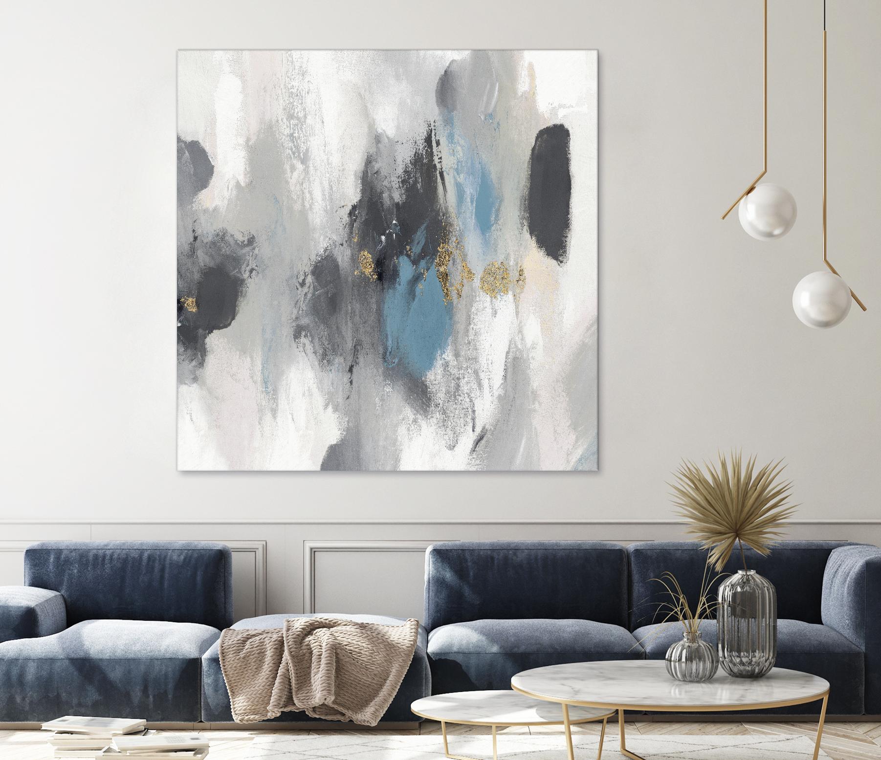 Gray Days I by PI Studio on GIANT ART - white abstract