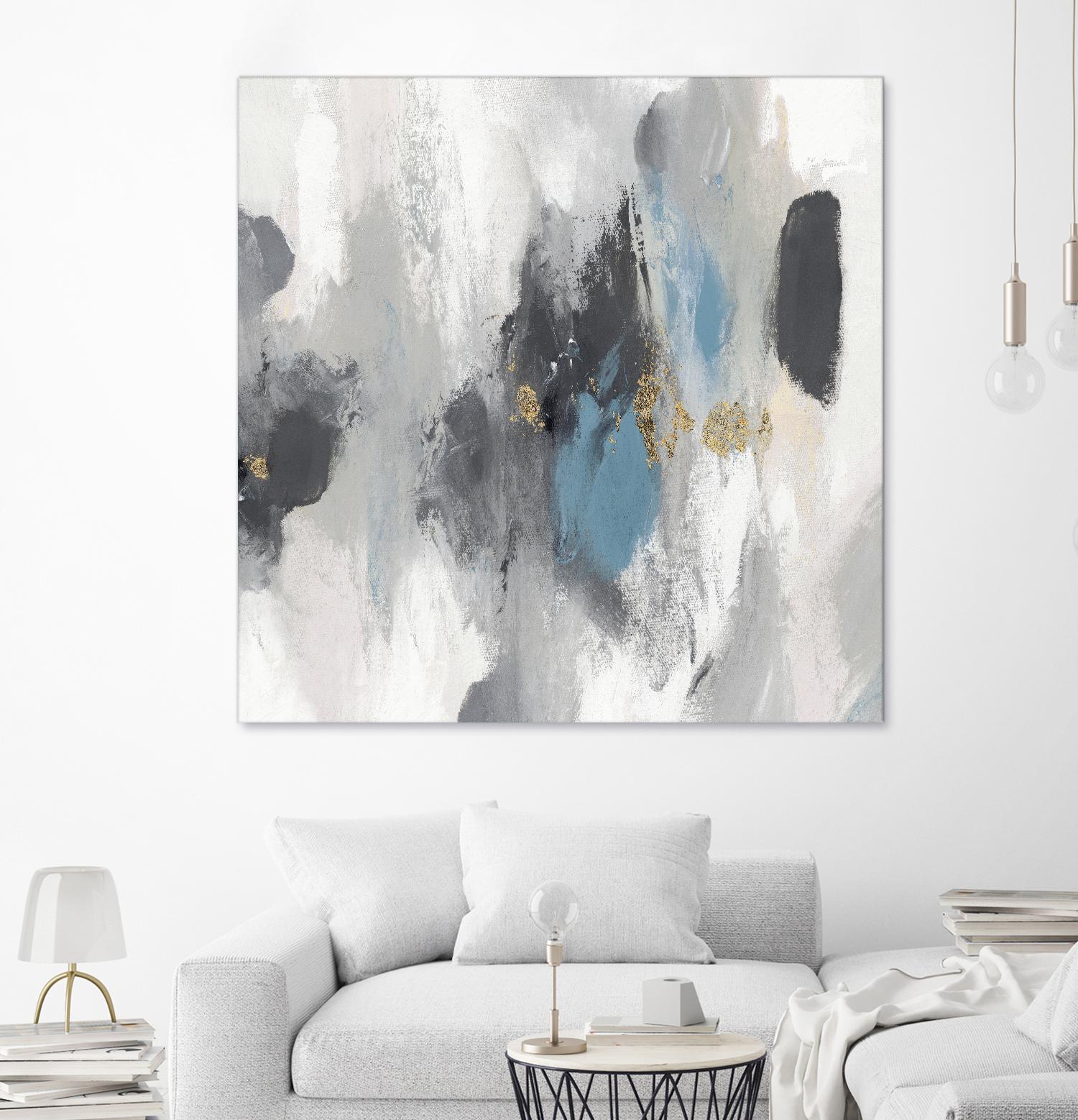 Gray Days I by PI Studio on GIANT ART - white abstract