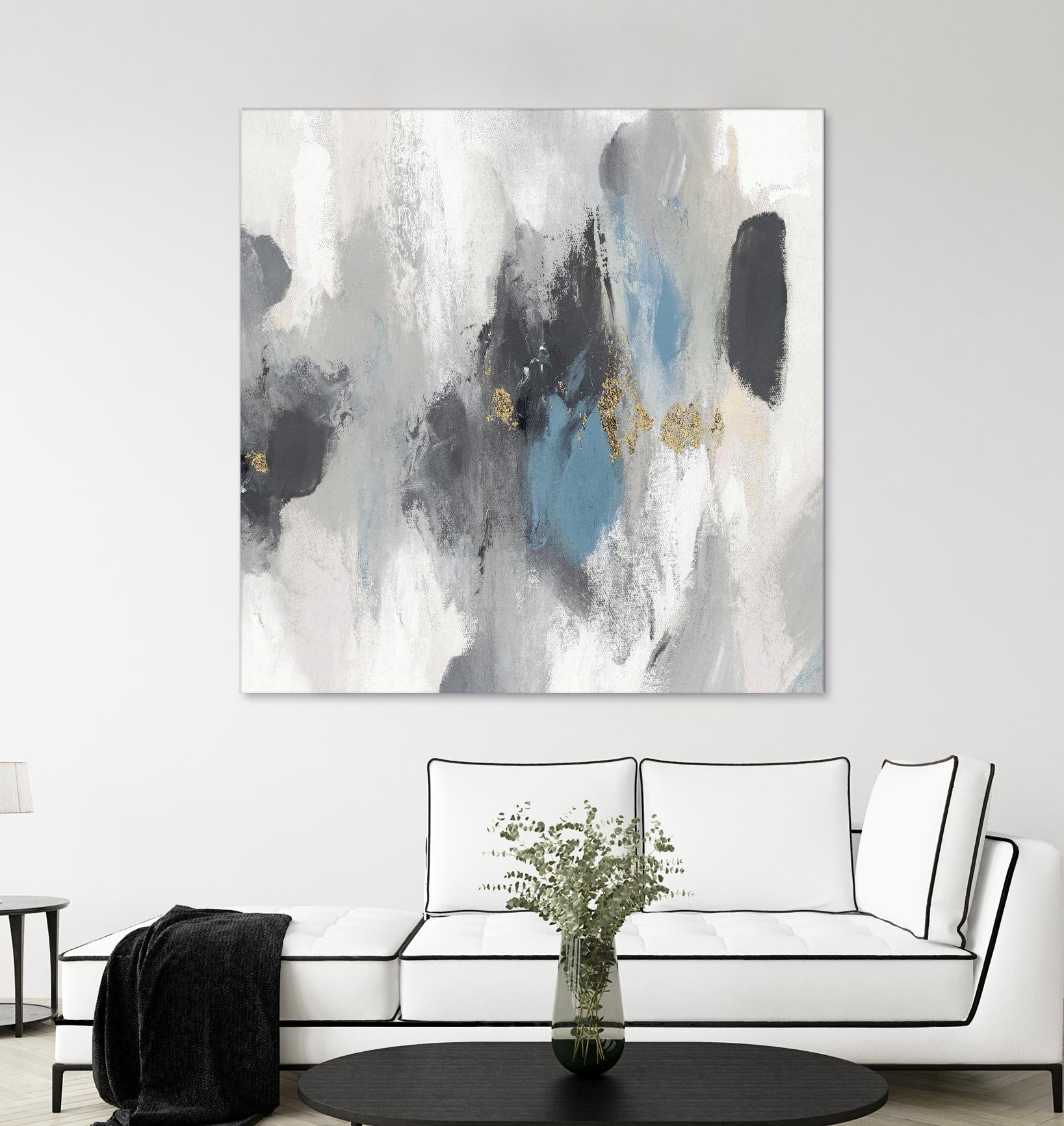 Gray Days I by PI Studio on GIANT ART - white abstract