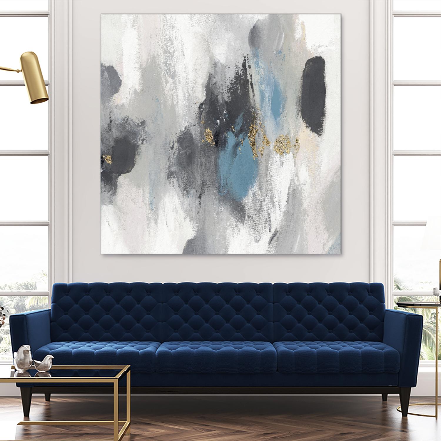 Gray Days I by PI Studio on GIANT ART - white abstract