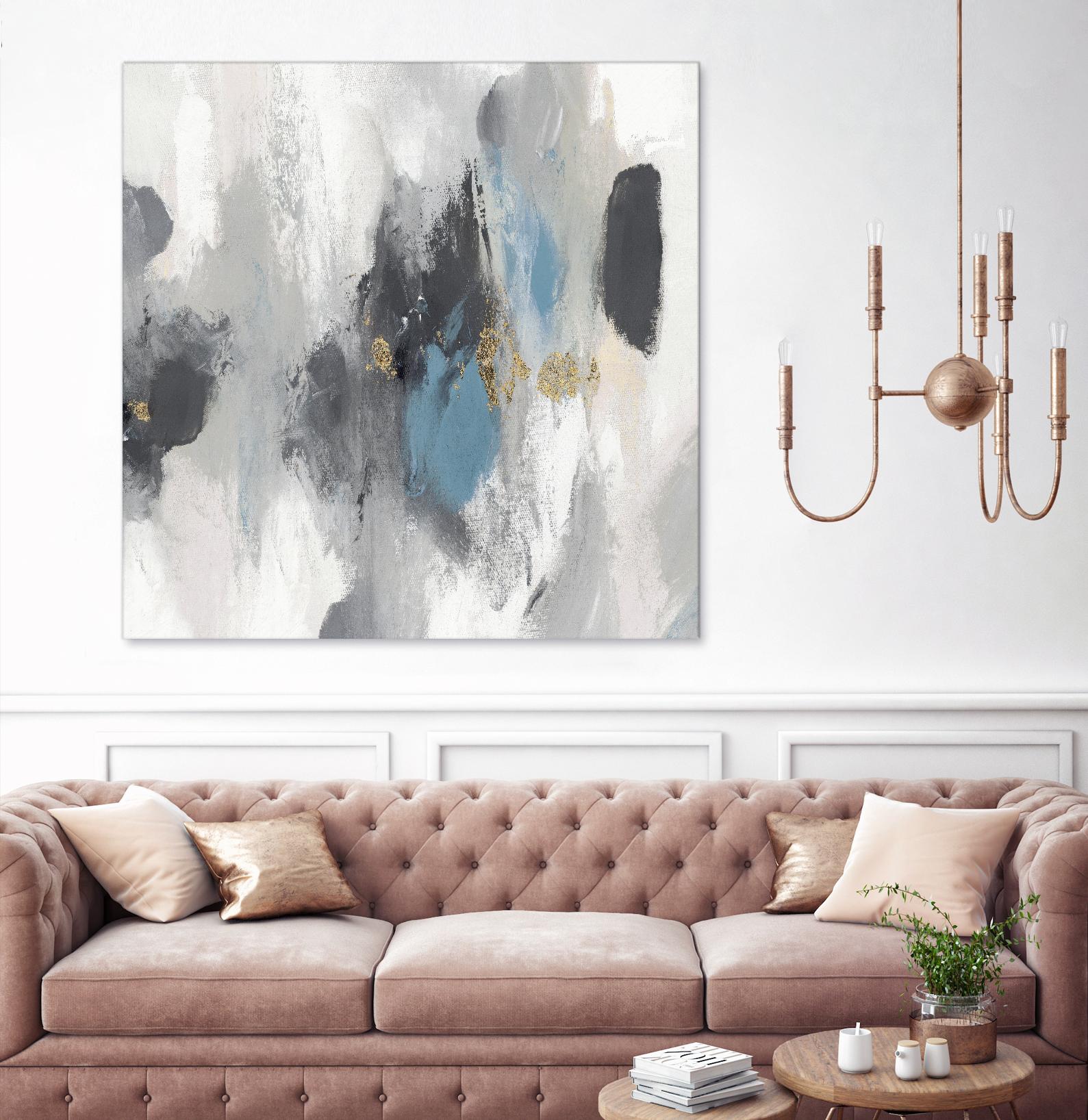 Gray Days I by PI Studio on GIANT ART - white abstract