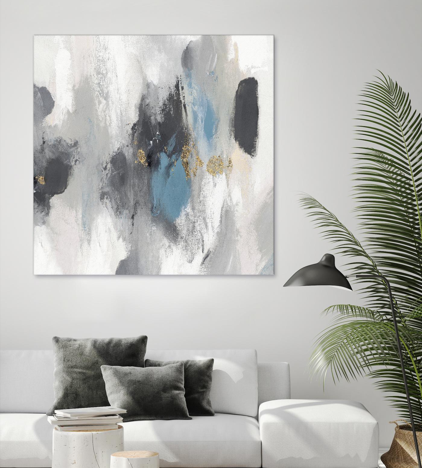 Gray Days I by PI Studio on GIANT ART - white abstract