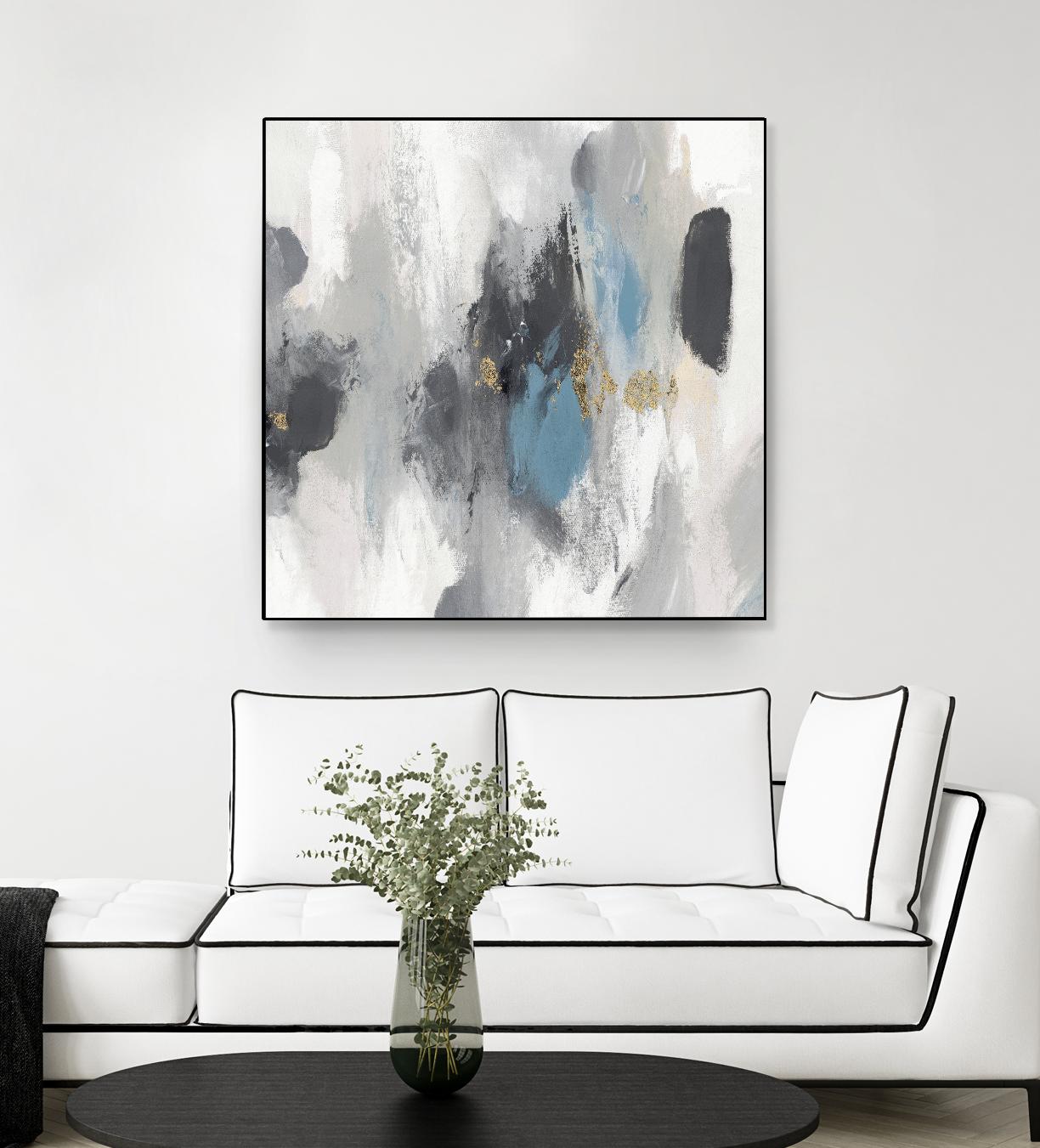 Gray Days I by PI Studio on GIANT ART - white abstract