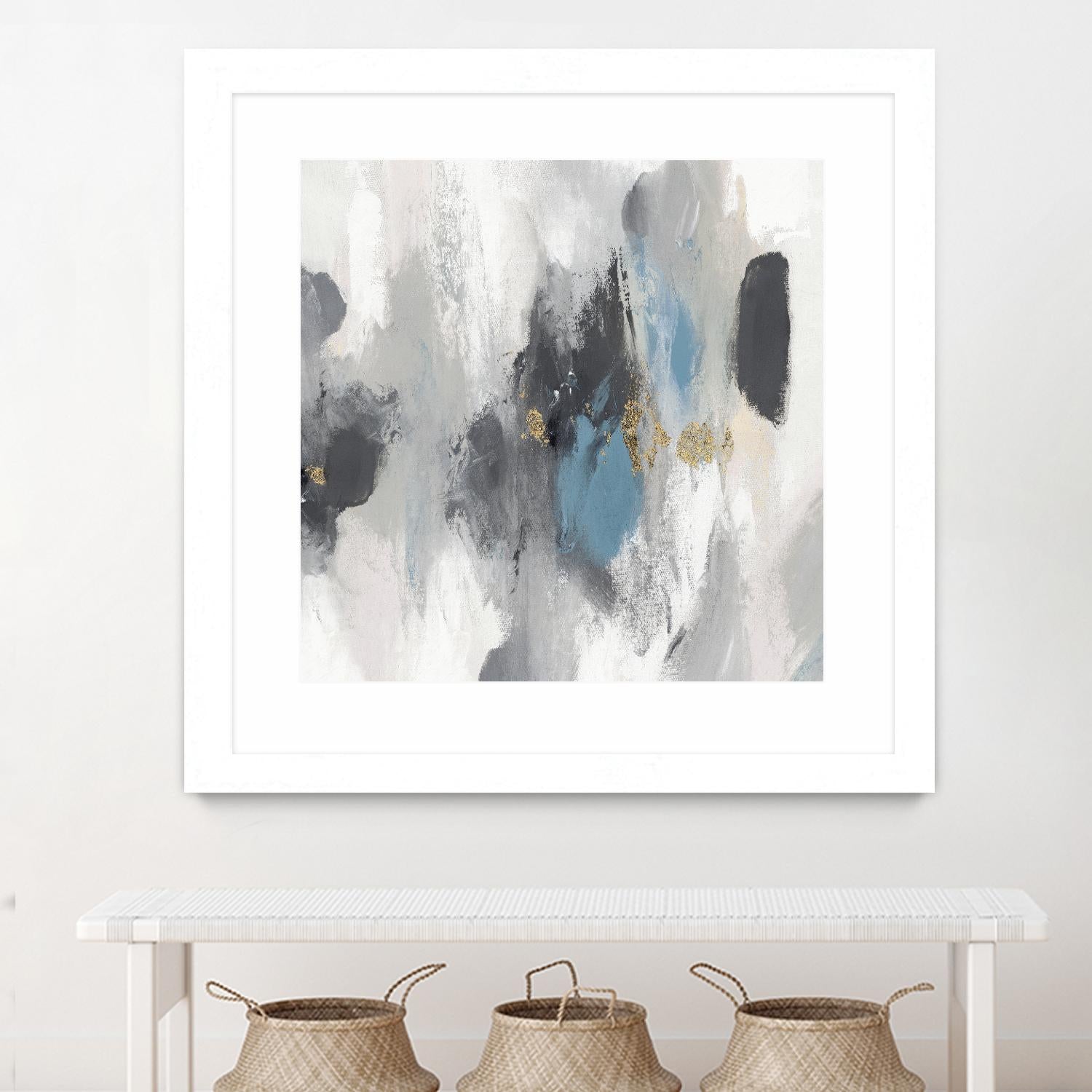 Gray Days I by PI Studio on GIANT ART - white abstract