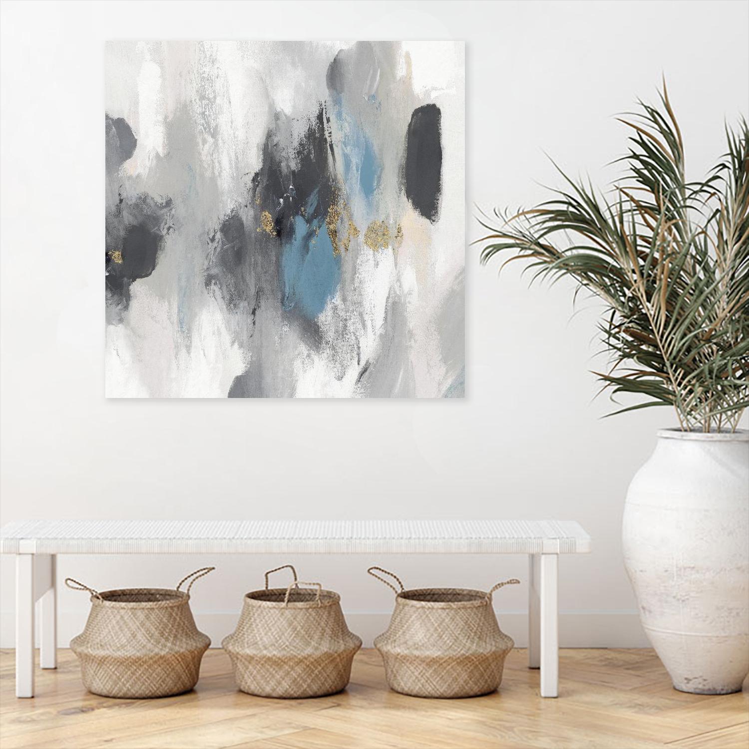 Gray Days I by PI Studio on GIANT ART - white abstract