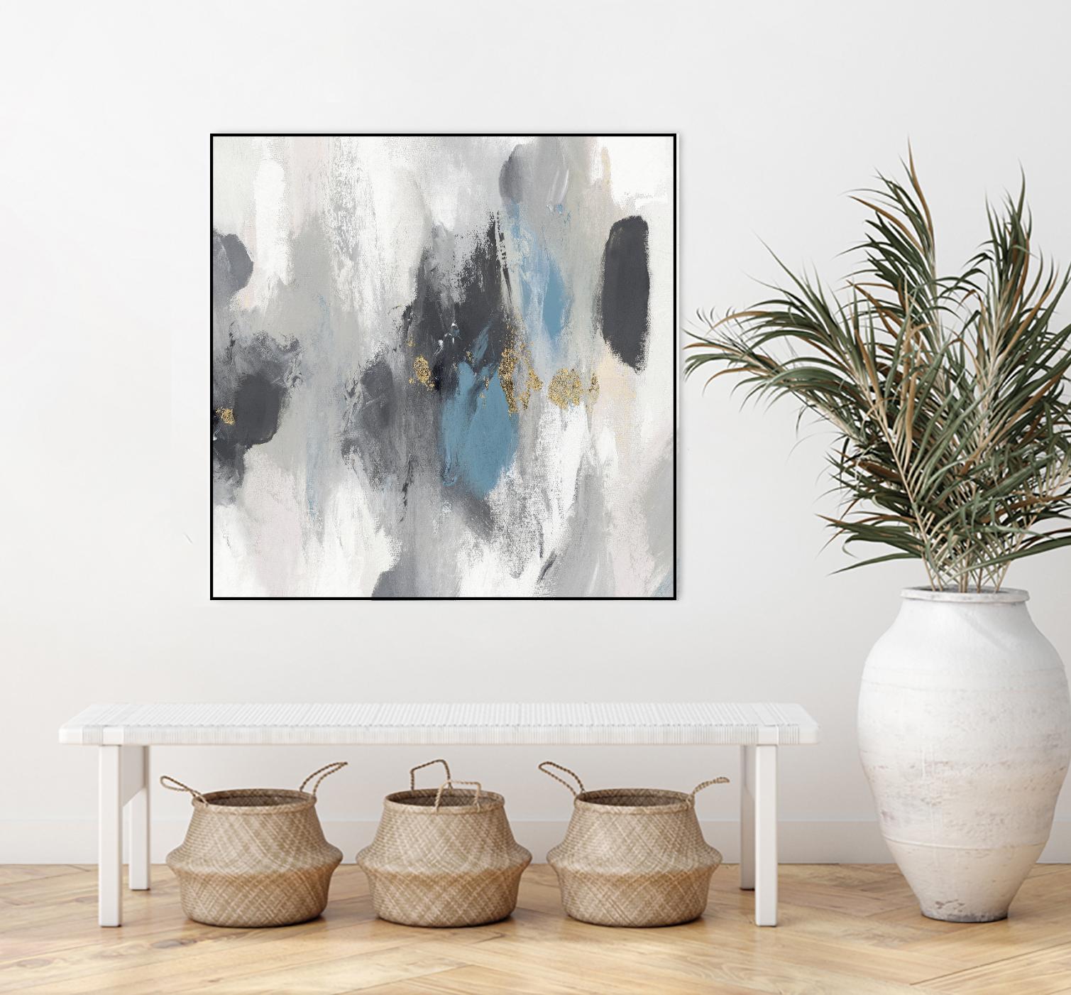 Gray Days I by PI Studio on GIANT ART - white abstract