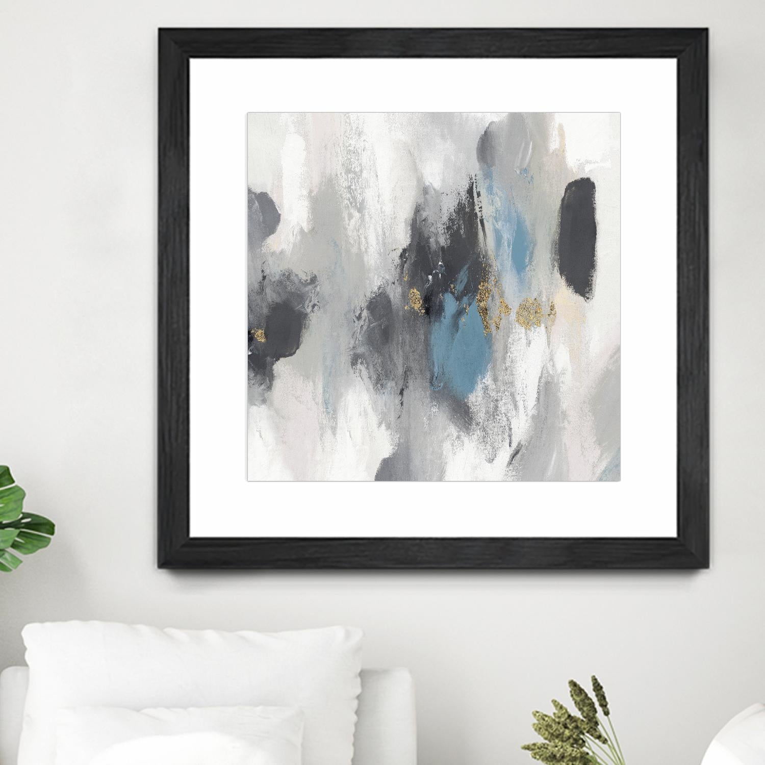 Gray Days I by PI Studio on GIANT ART - white abstract