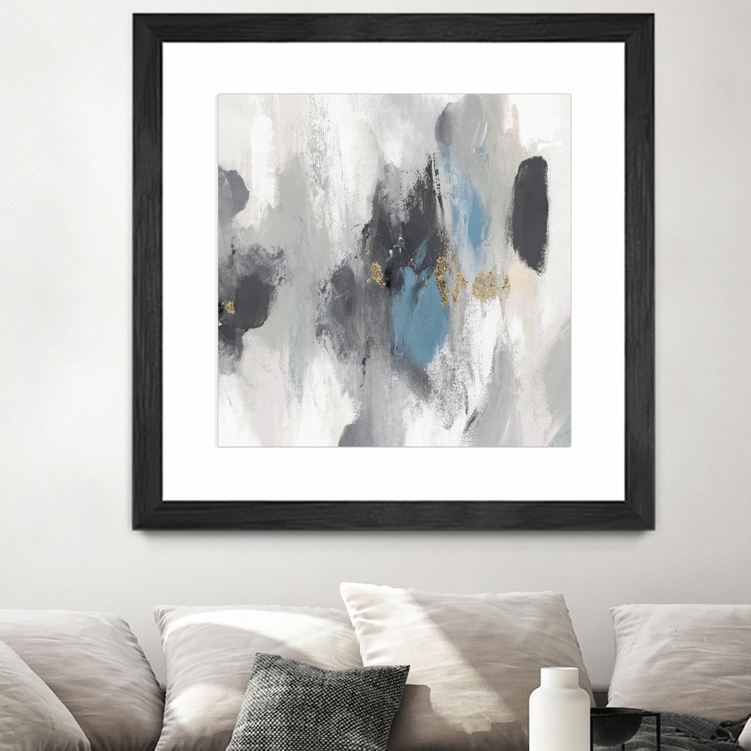 Gray Days I by PI Studio on GIANT ART - white abstract