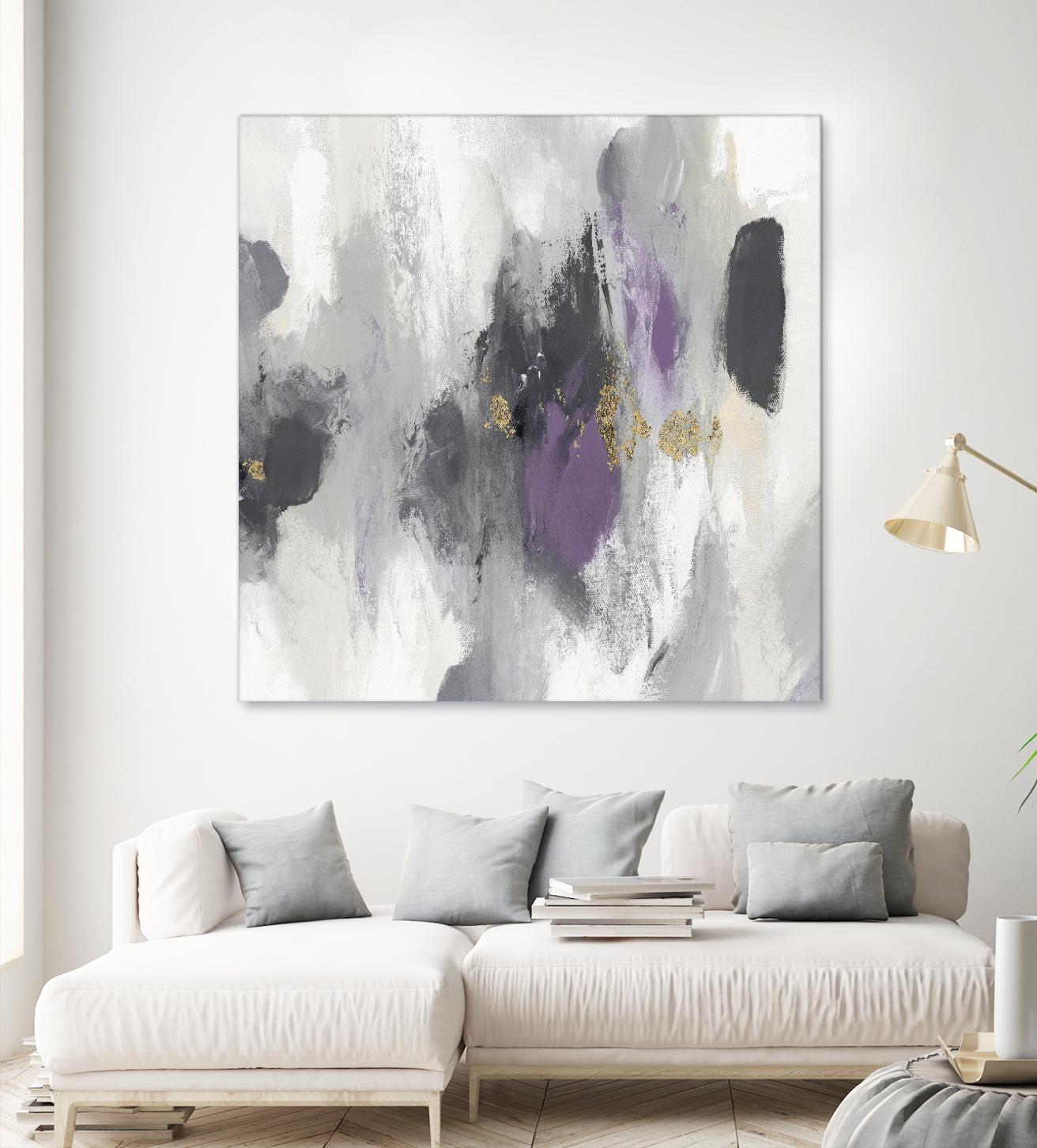 Gray Days I by PI Studio on GIANT ART - white abstract