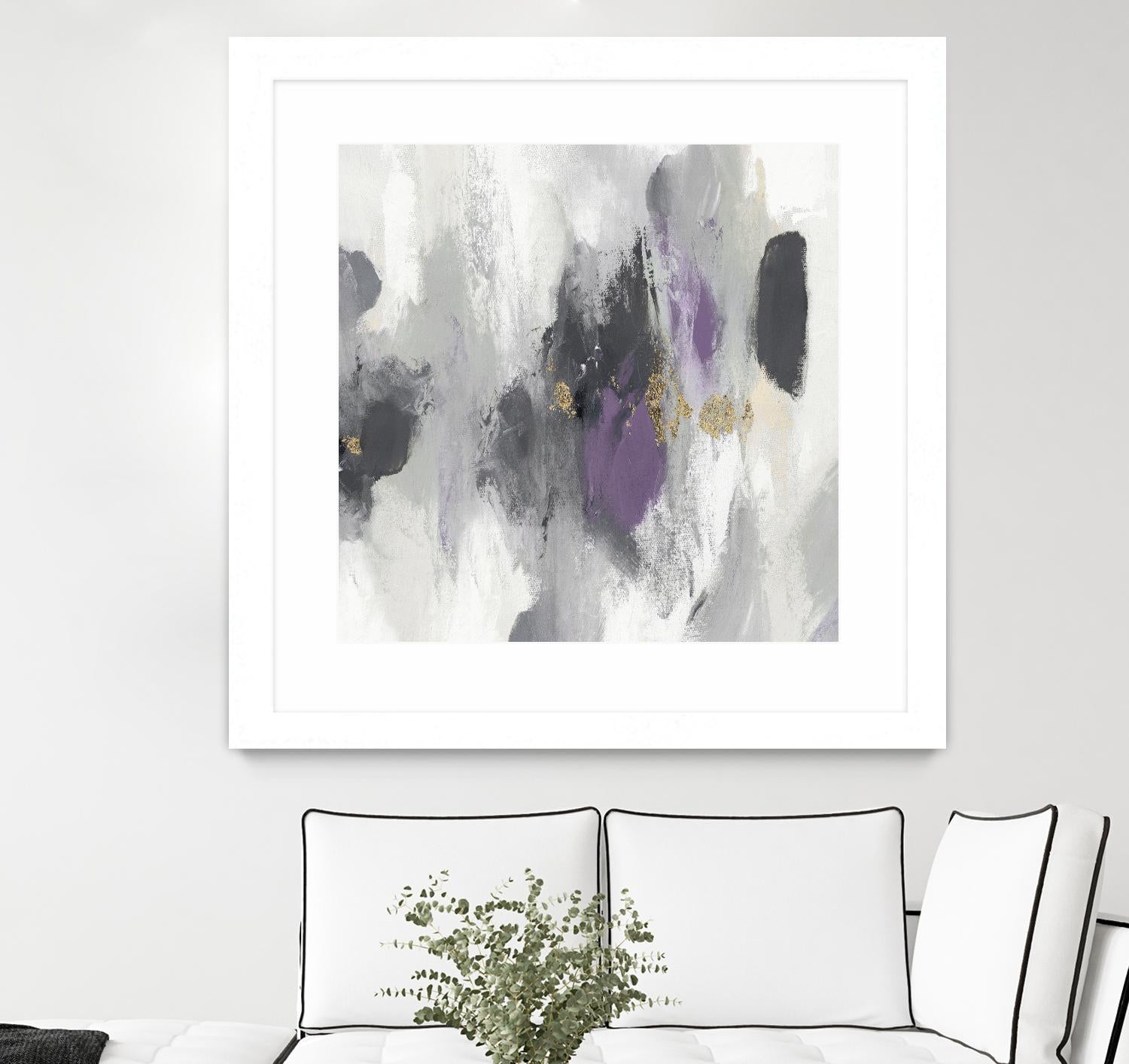 Gray Days I by PI Studio on GIANT ART - white abstract