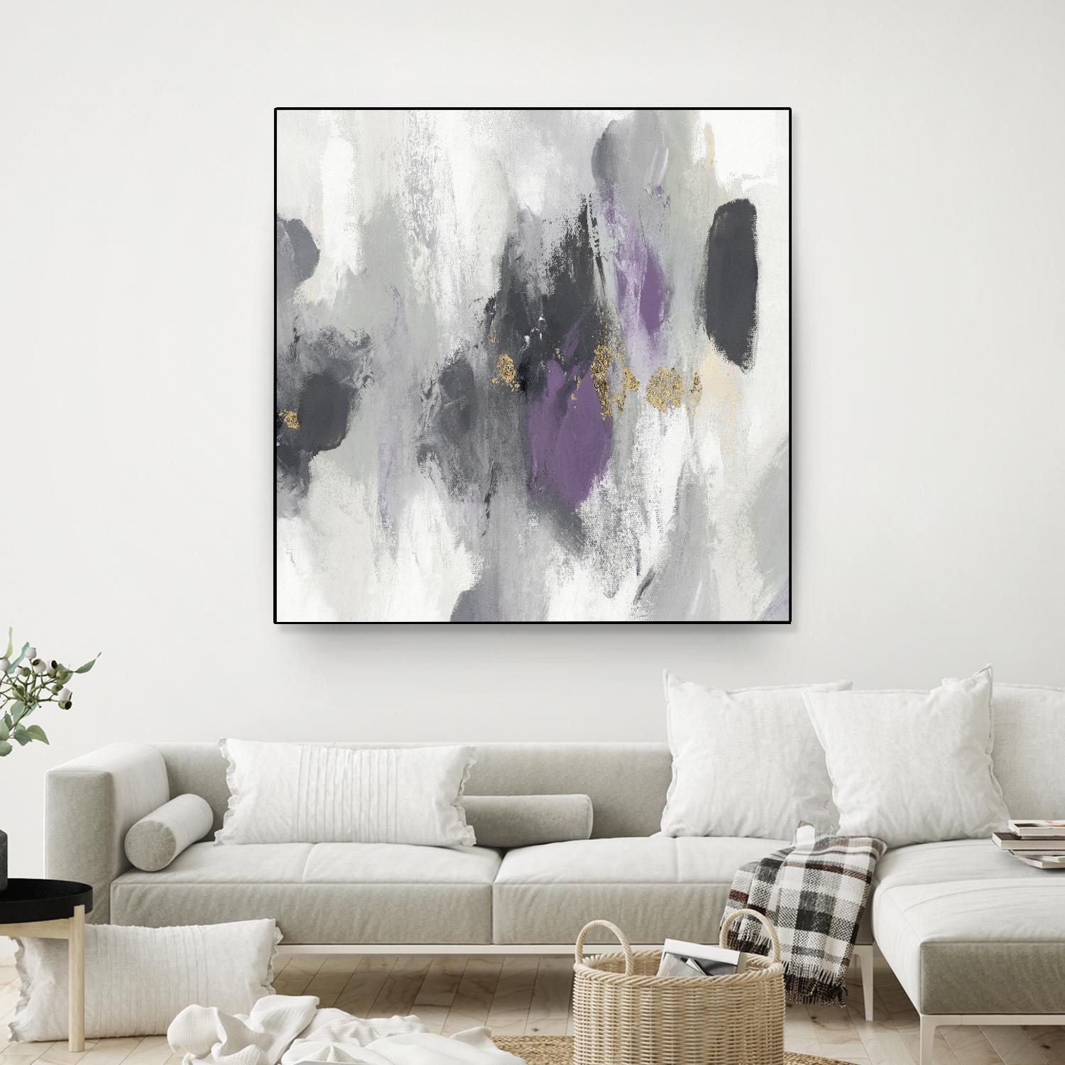 Gray Days I by PI Studio on GIANT ART - white abstract