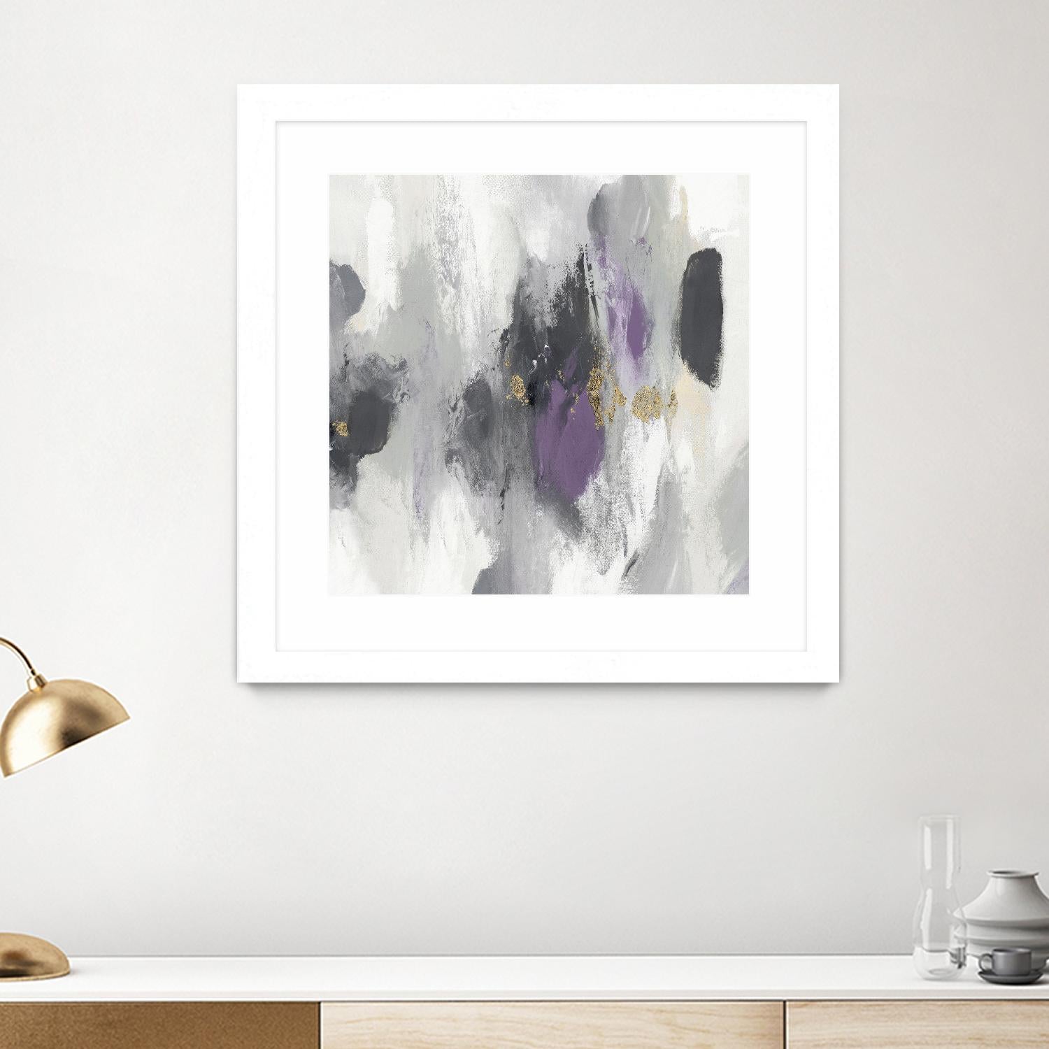 Gray Days I by PI Studio on GIANT ART - white abstract