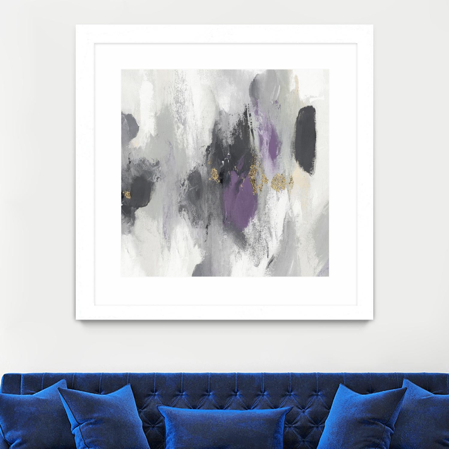 Gray Days I by PI Studio on GIANT ART - white abstract