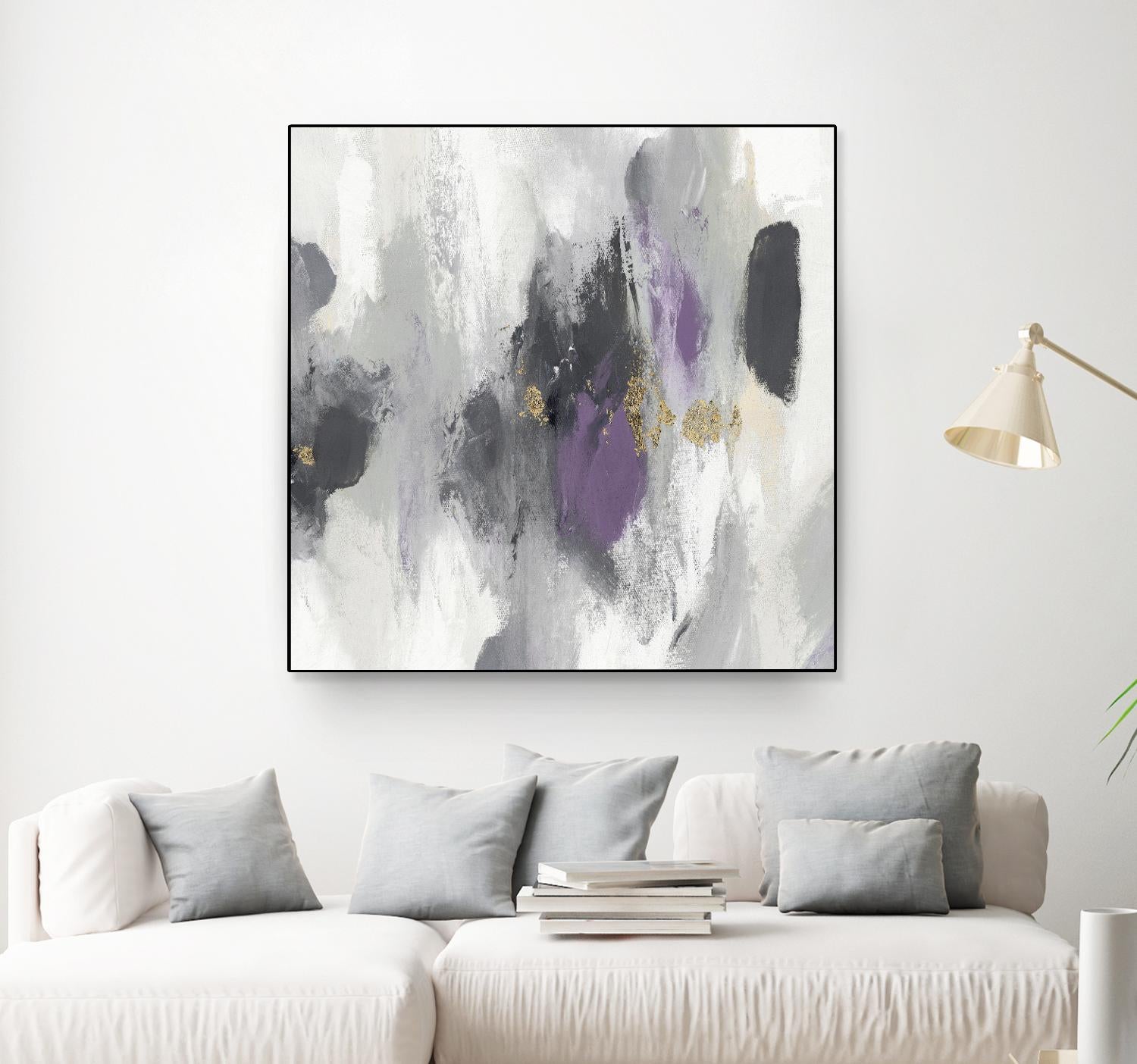 Gray Days I by PI Studio on GIANT ART - white abstract