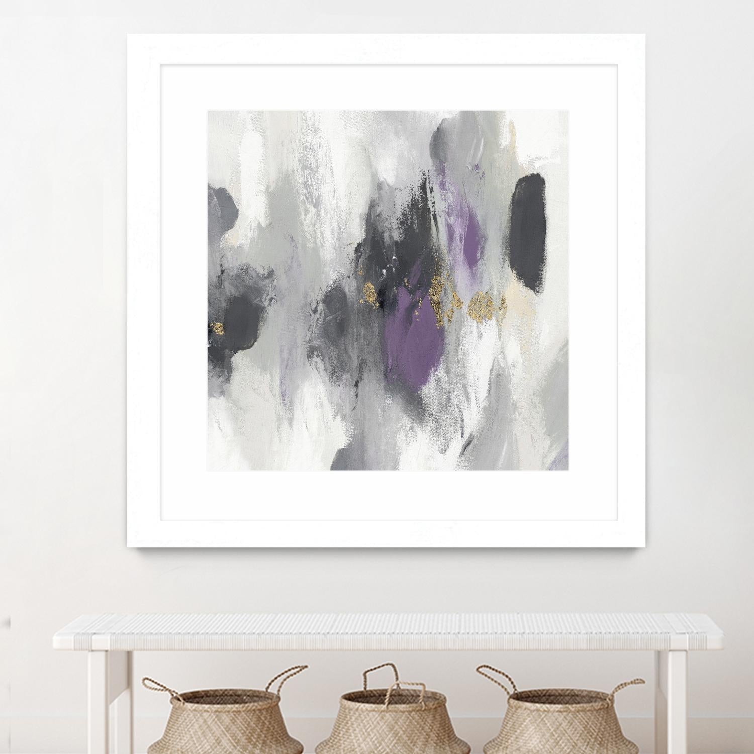 Gray Days I by PI Studio on GIANT ART - white abstract
