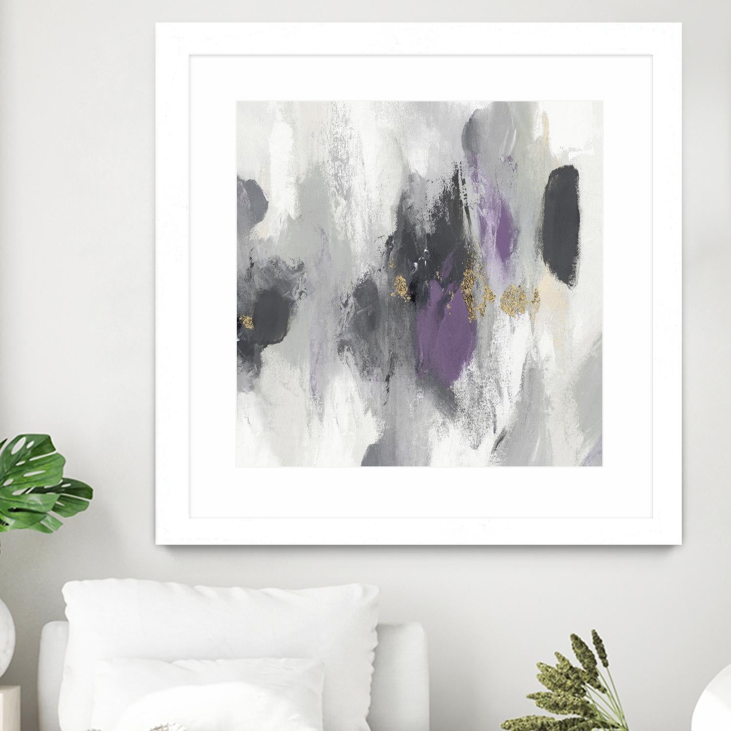 Gray Days I by PI Studio on GIANT ART - white abstract