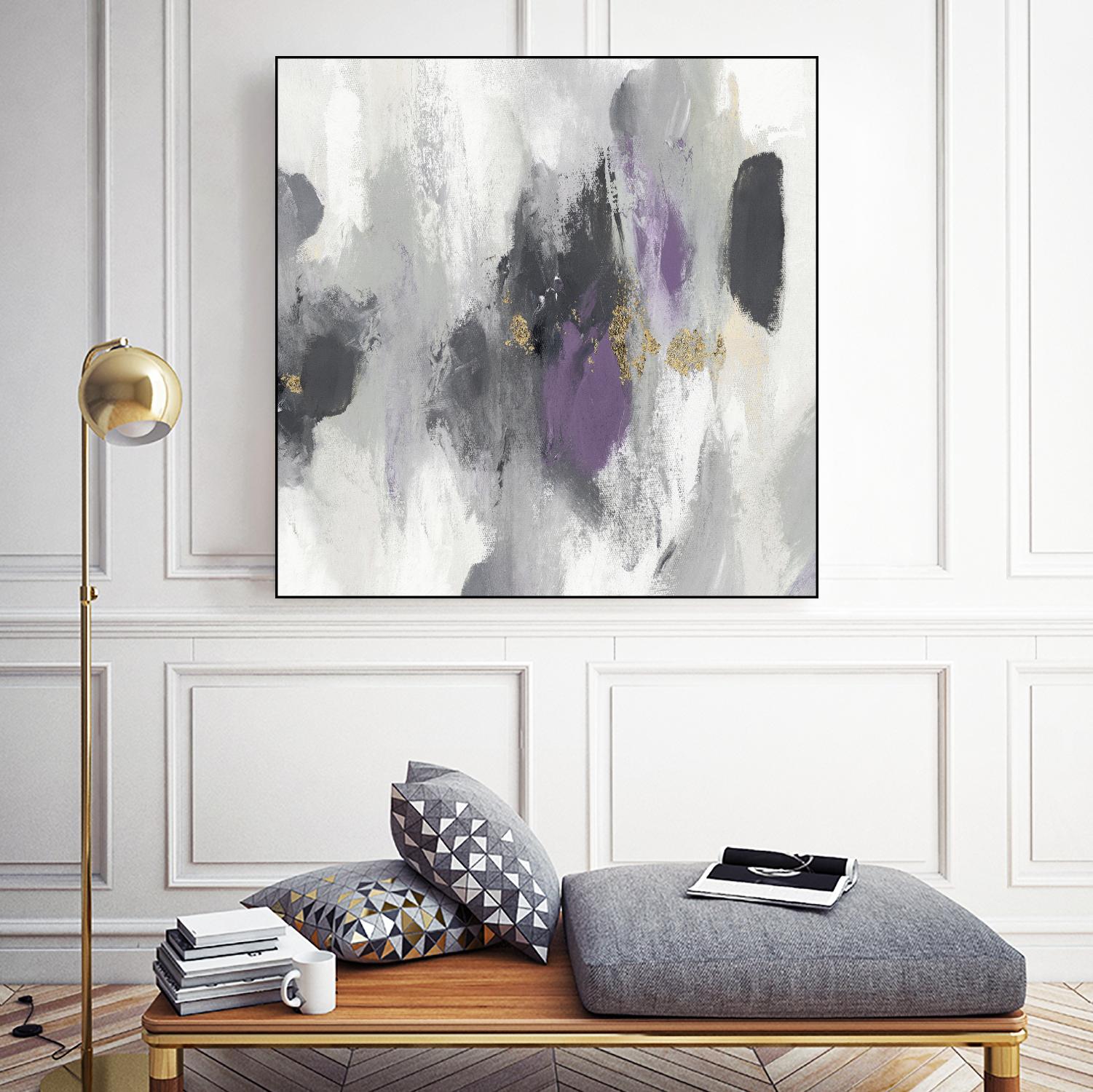 Gray Days I by PI Studio on GIANT ART - white abstract