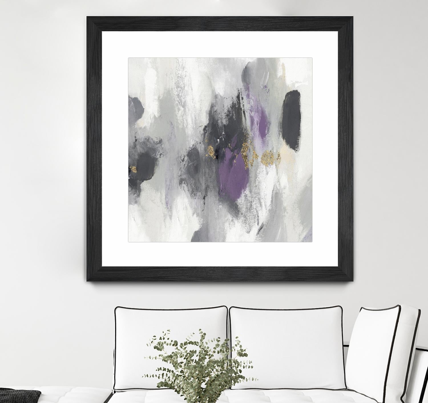 Gray Days I by PI Studio on GIANT ART - white abstract