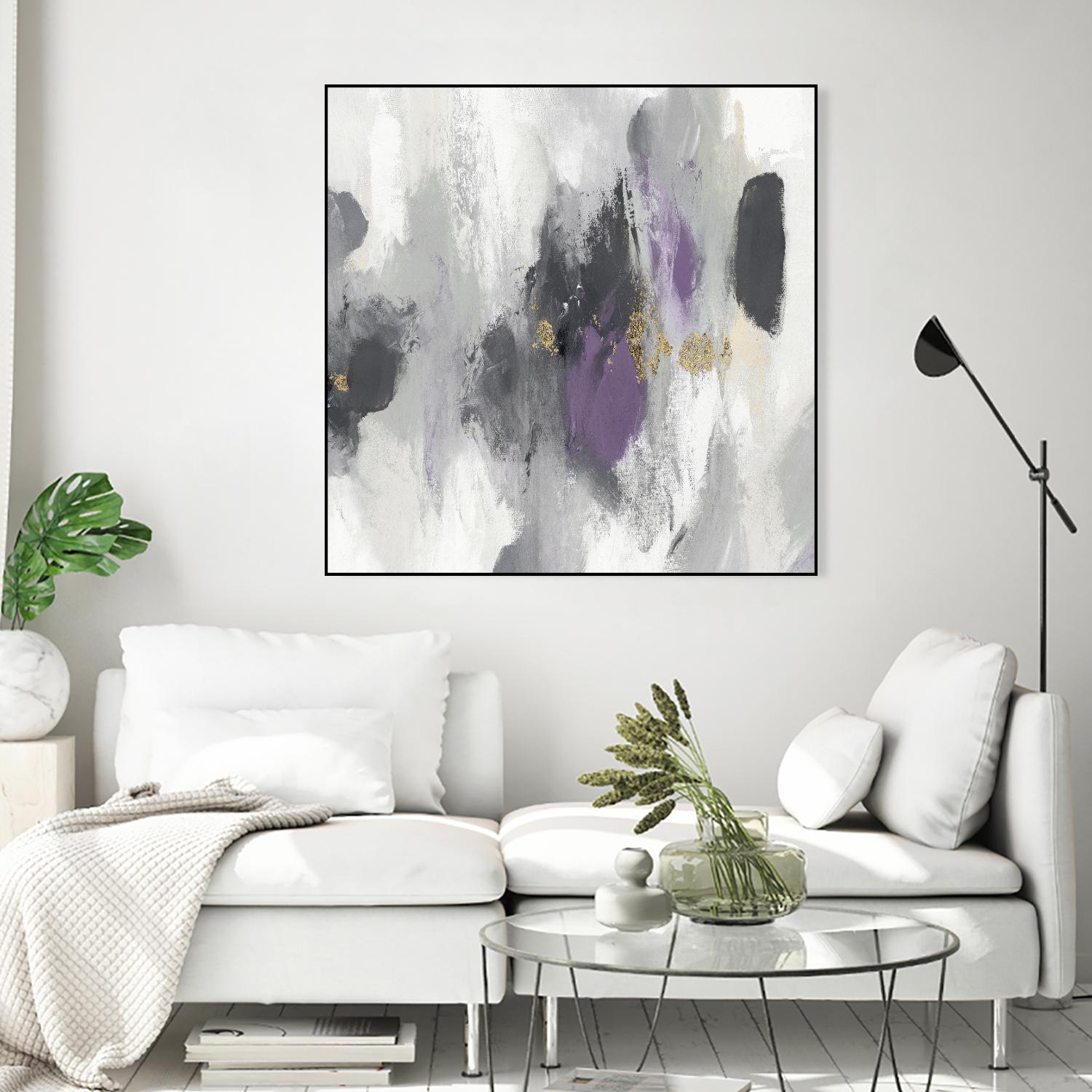 Gray Days I by PI Studio on GIANT ART - white abstract