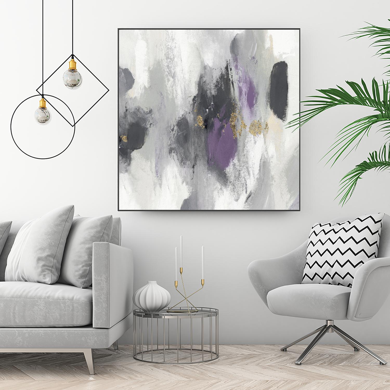 Gray Days I by PI Studio on GIANT ART - white abstract